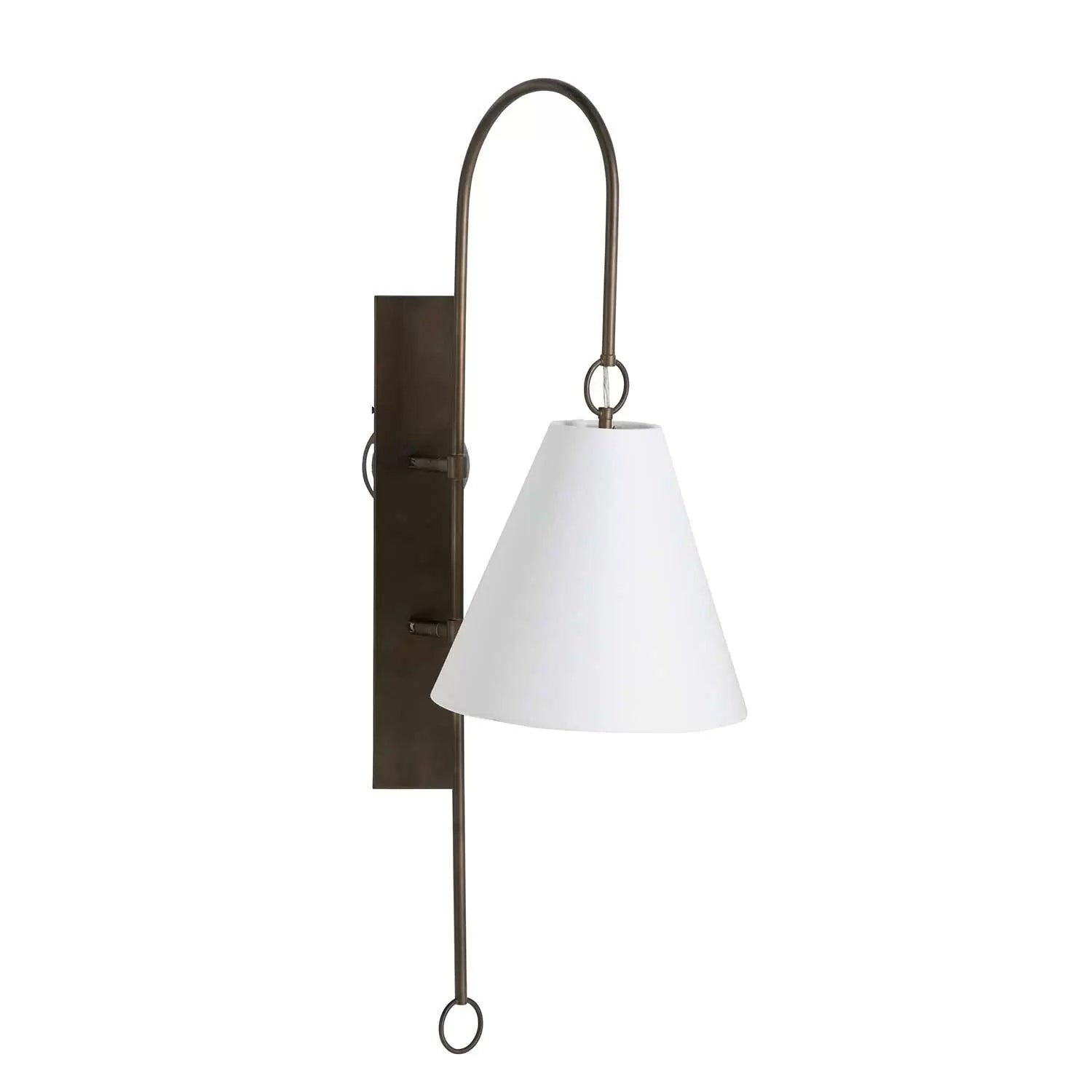 Ildvuvyi Modern Premium Brass Fabric Metal Wall Lamp - Neutralighting