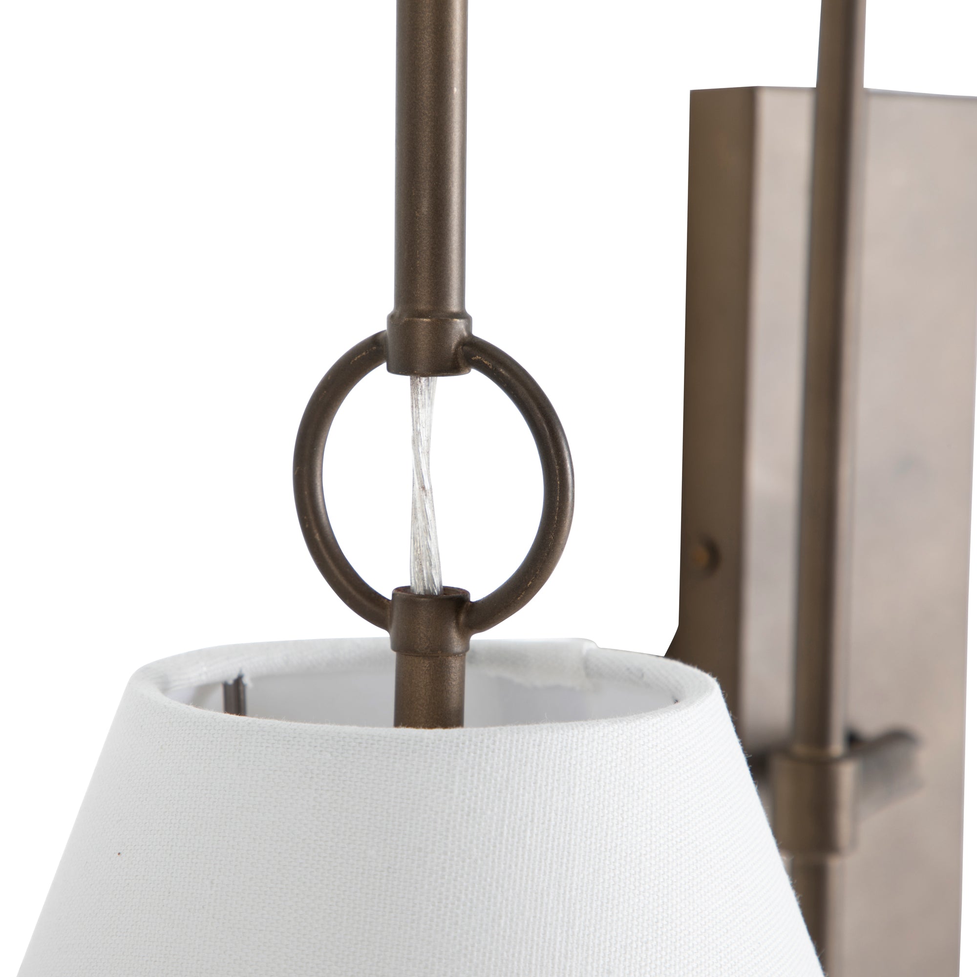 Ildvuvyi Modern Premium Brass Fabric Metal Wall Lamp - Neutralighting