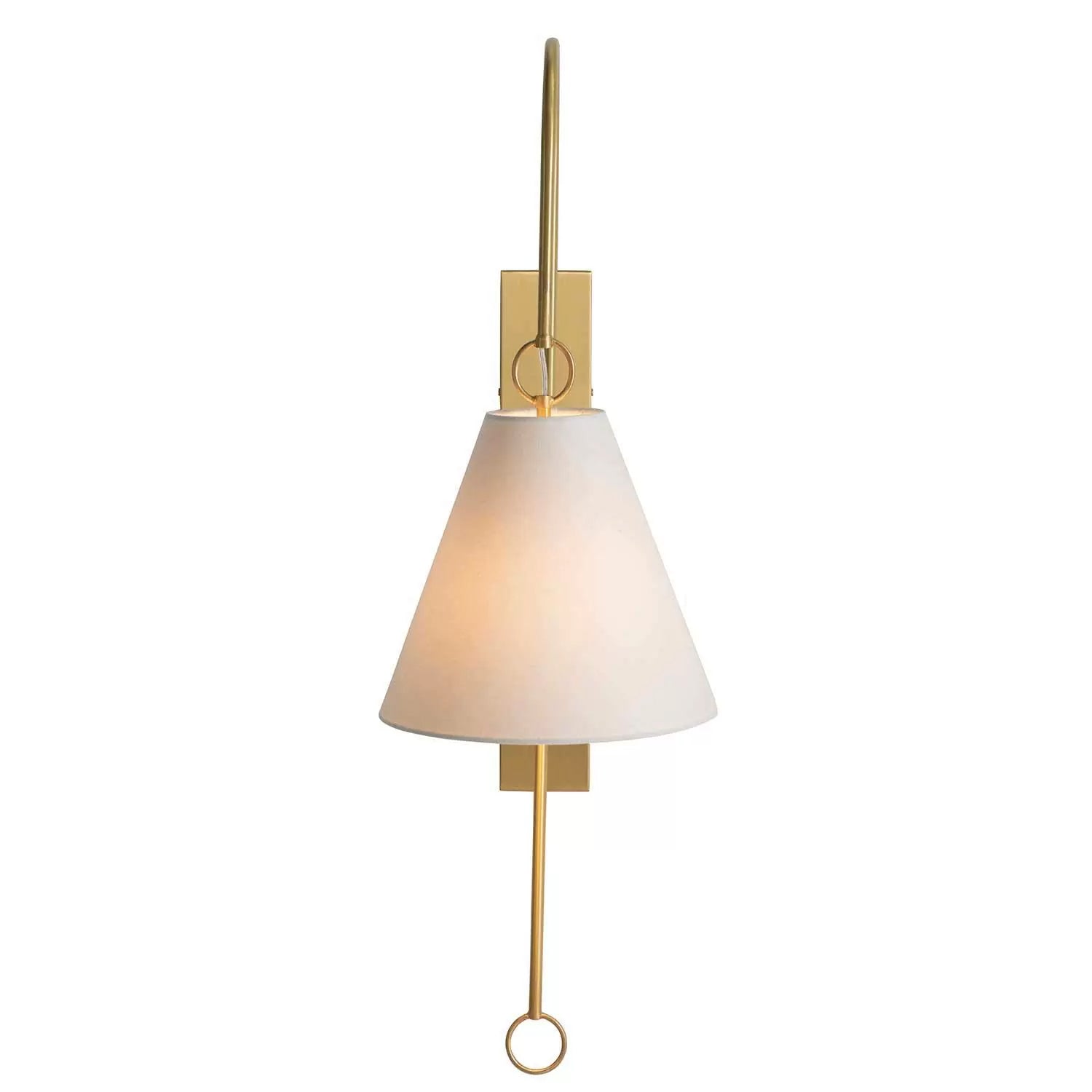 Ildvuvyi Modern Premium Brass Fabric Metal Wall Lamp - Neutralighting
