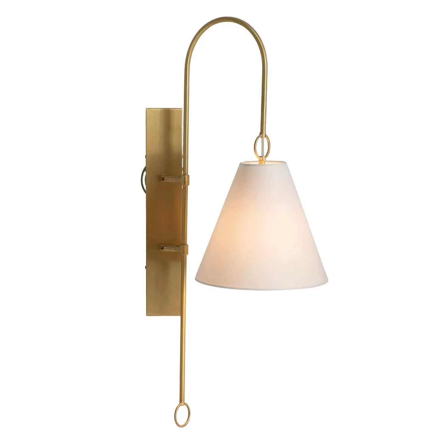 Ildvuvyi Modern Premium Brass Fabric Metal Wall Lamp - Neutralighting
