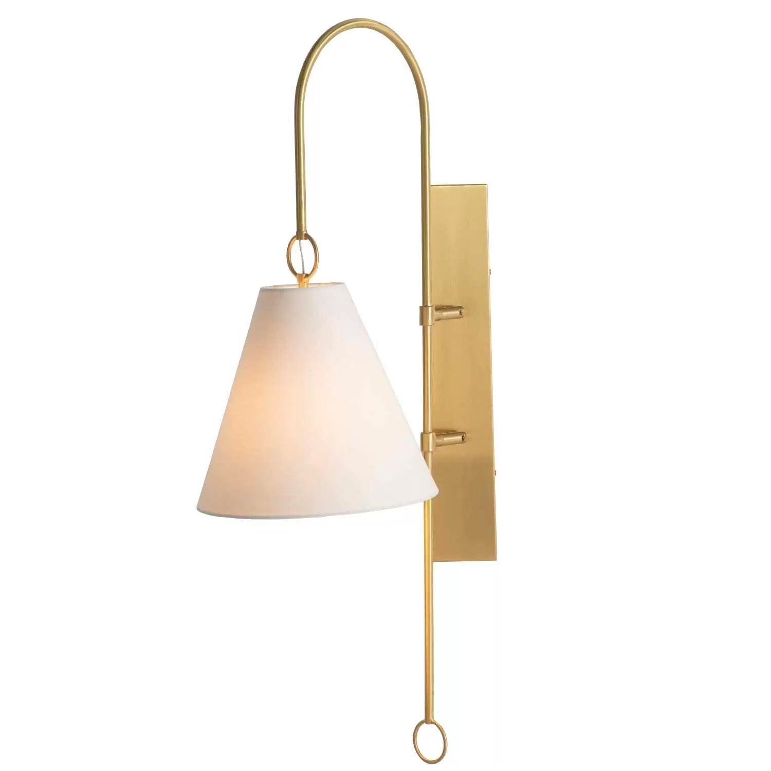 Ildvuvyi Modern Premium Brass Fabric Metal Wall Lamp - Neutralighting