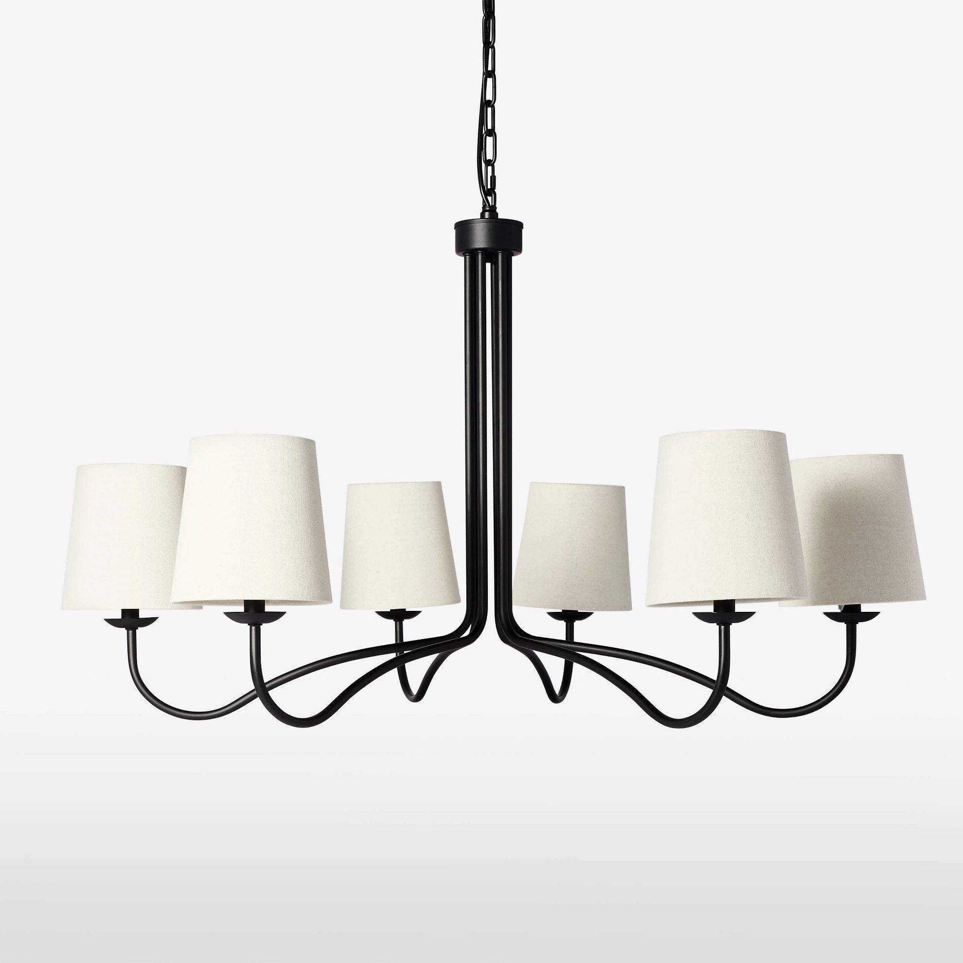 Kvennuvyn Modern Minimalist Metal Fabric Chandelier - Neutralighting