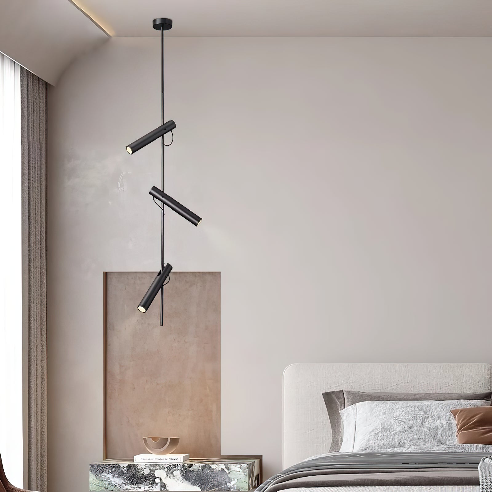Jarnbruvyi Modern Minimalist Line Metal Pendant Light - Neutralighting