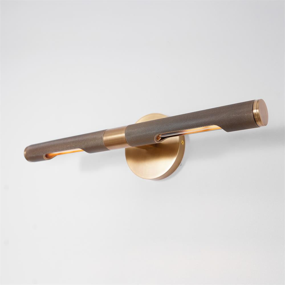 Solvain Modern Brass LED Wall Light - Neutralighting