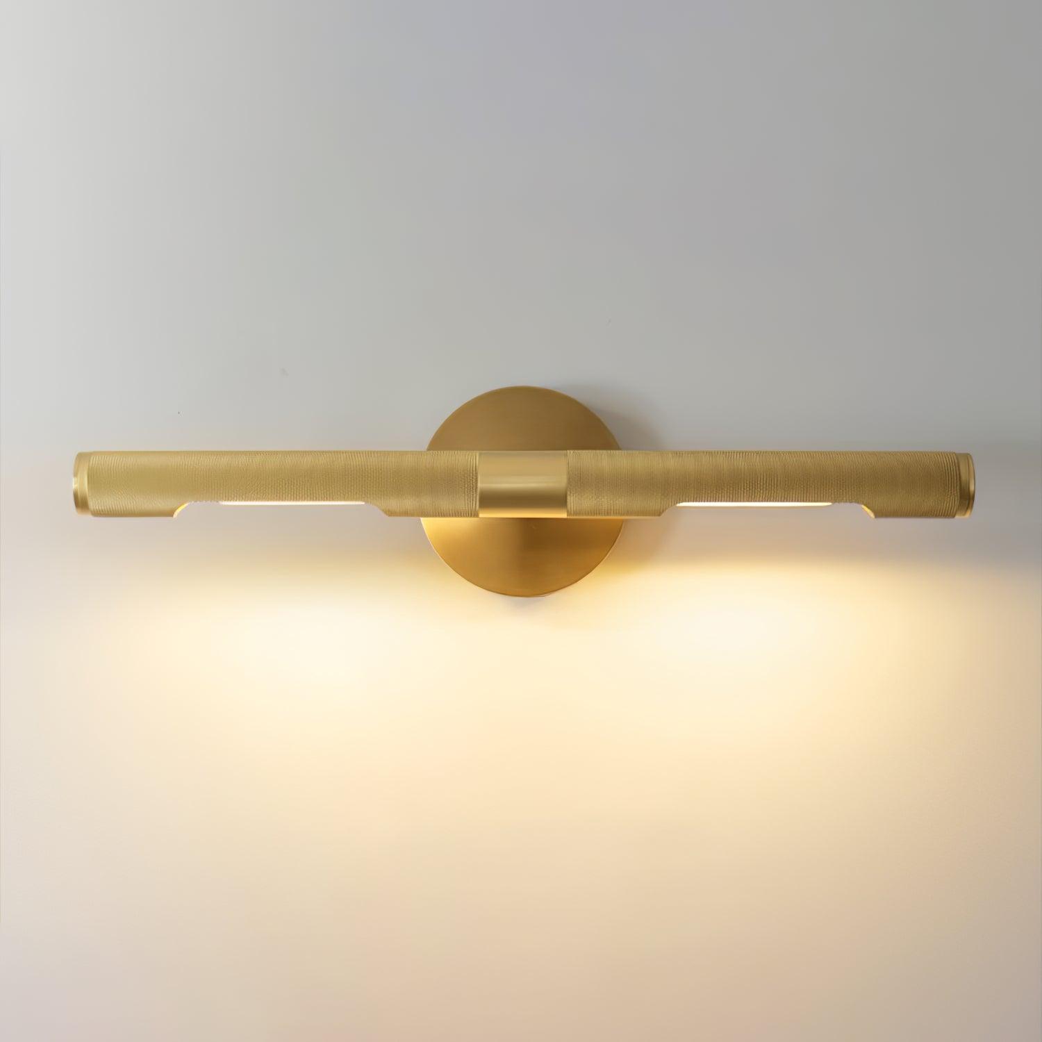 Solvain Modern Brass LED Wall Light - Neutralighting