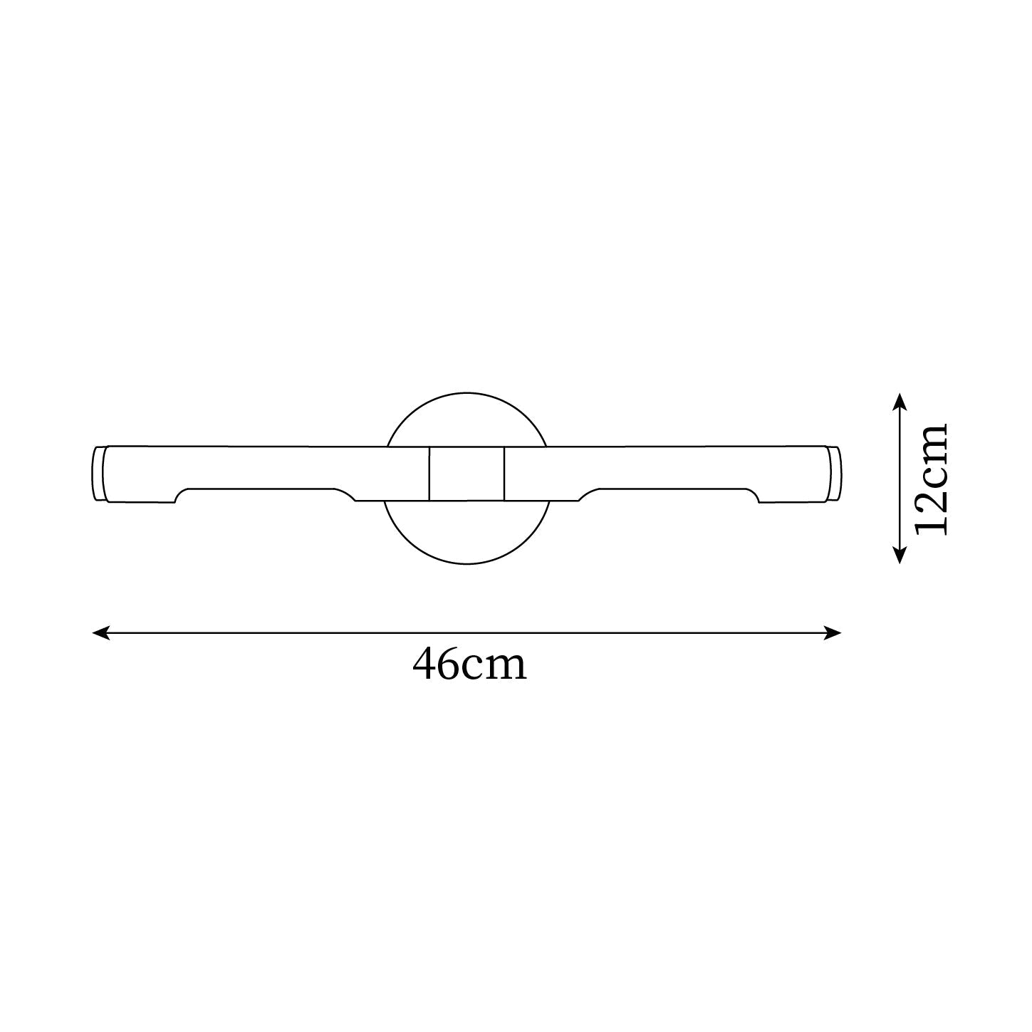 Solvain Modern Brass LED Wall Light - Neutralighting