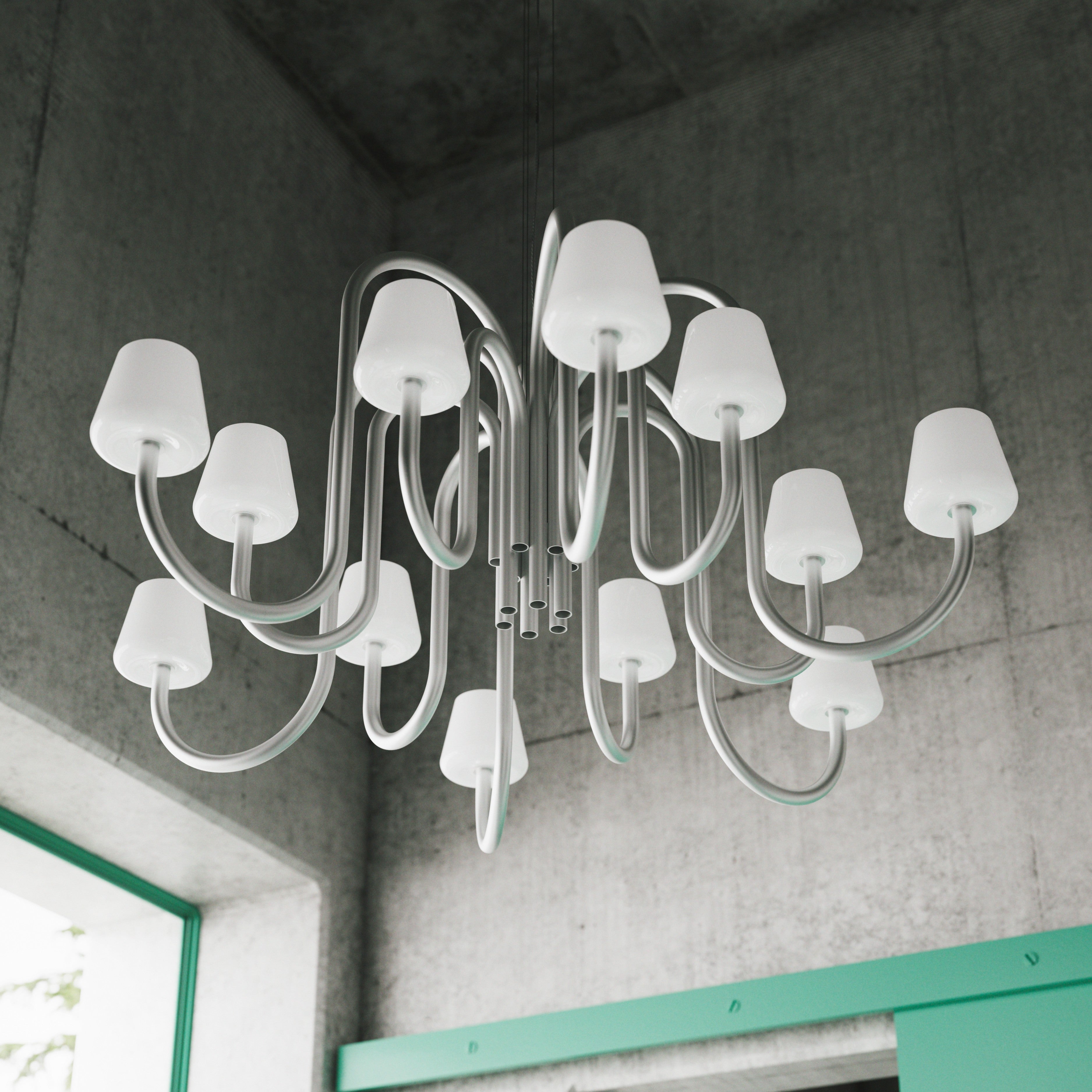 Ostruvyn Modern Premium Glass Chandelier - Neutralighting