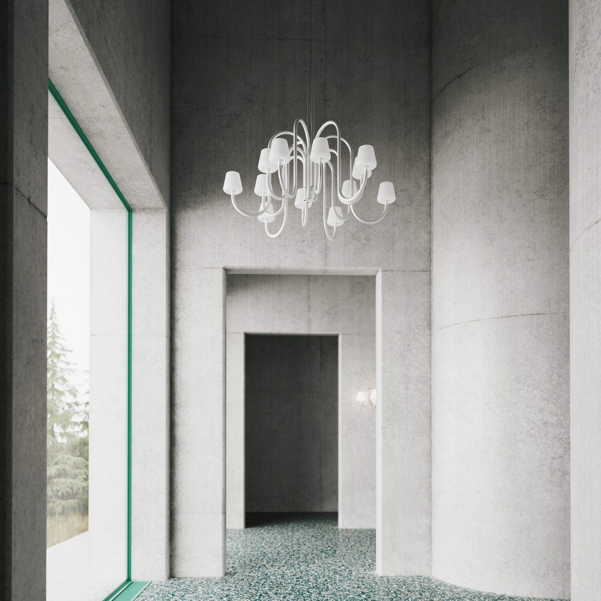 Ostruvyn Modern Premium Glass Chandelier - Neutralighting