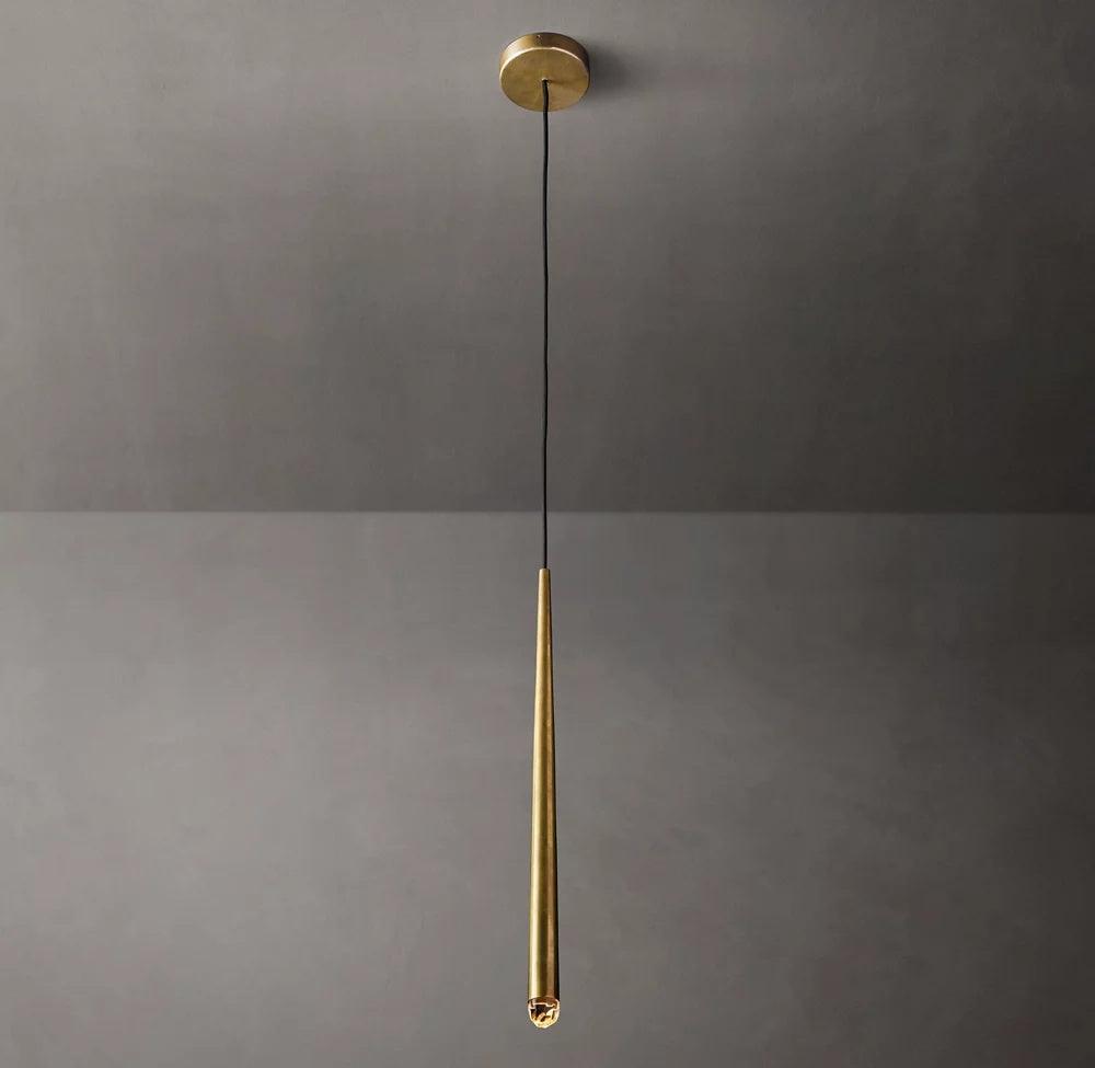Chandelier Crystal Shade Brass Blackened Silver Luxe Staircase - Neutralighting