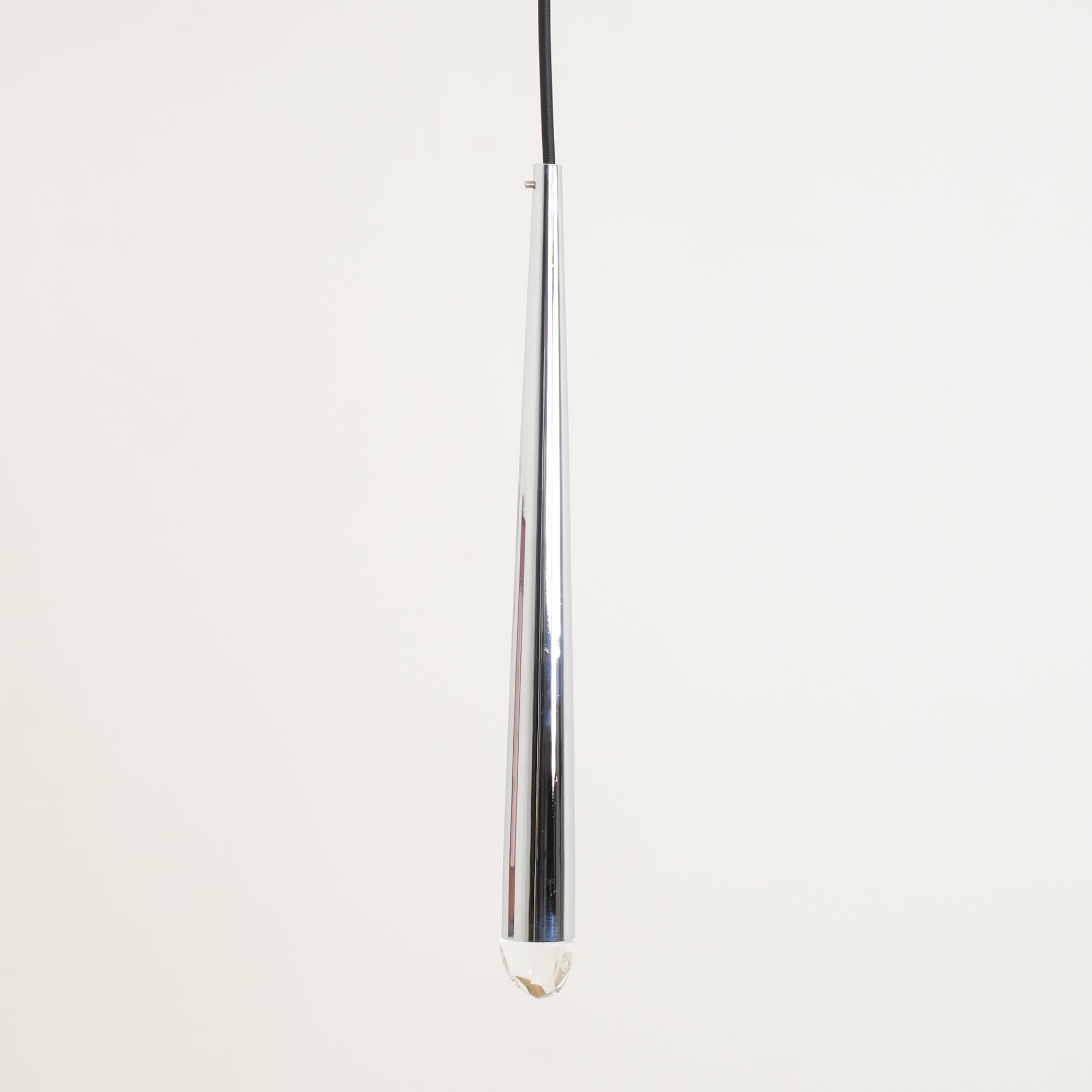 Chandelier Crystal Shade Brass Blackened Silver Luxe Staircase - Neutralighting