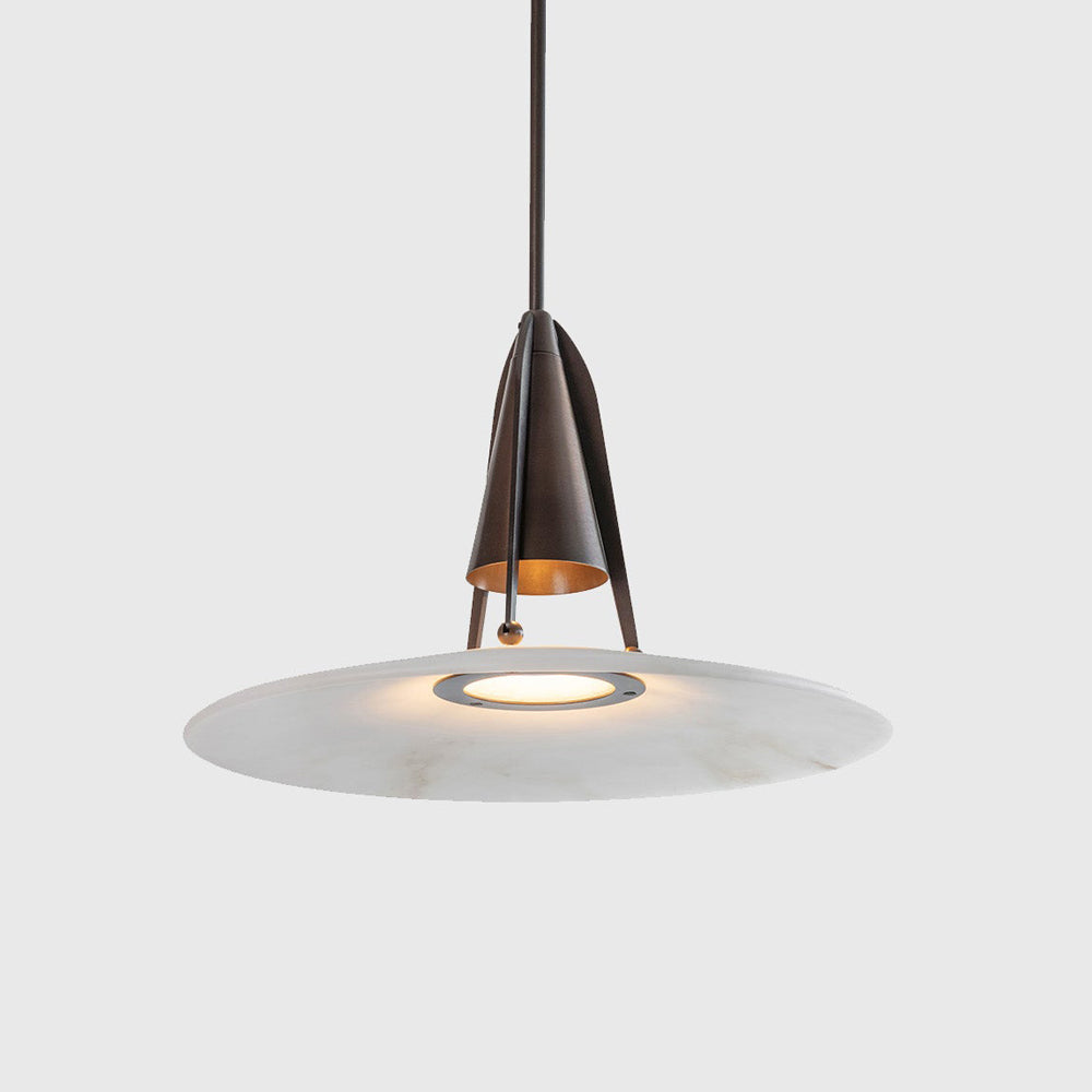 Aragon Pendant Light Alabaster Fusion - Neutralighting