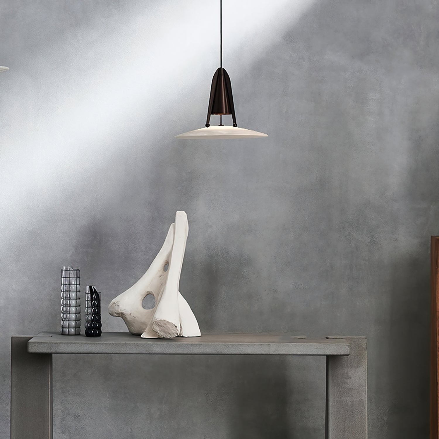 Aragon Pendant Light Alabaster Fusion - Neutralighting