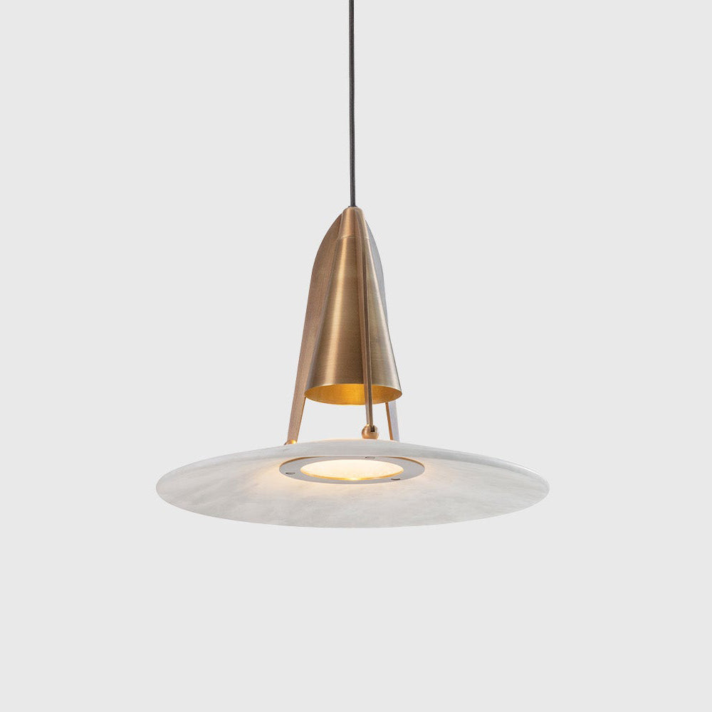 Aragon Pendant Light Alabaster Fusion - Neutralighting