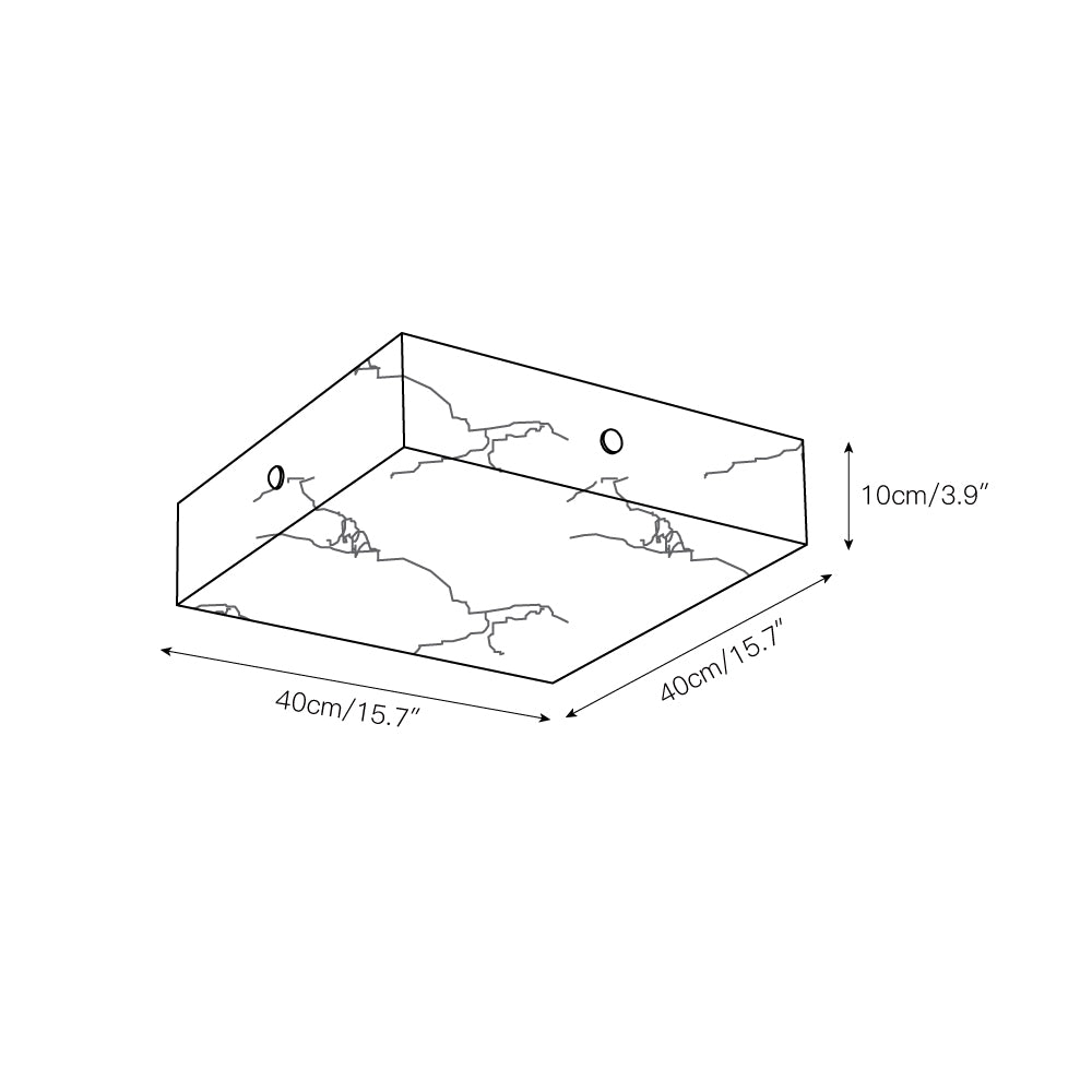 Rauduvys Modern Minimalist Alabaster Ceiling Light - Neutralighting