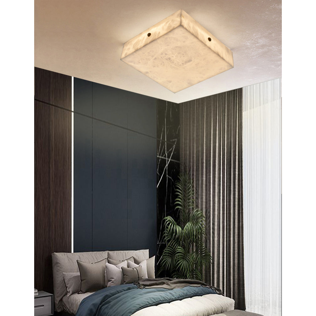 Rauduvys Modern Minimalist Alabaster Ceiling Light - Neutralighting