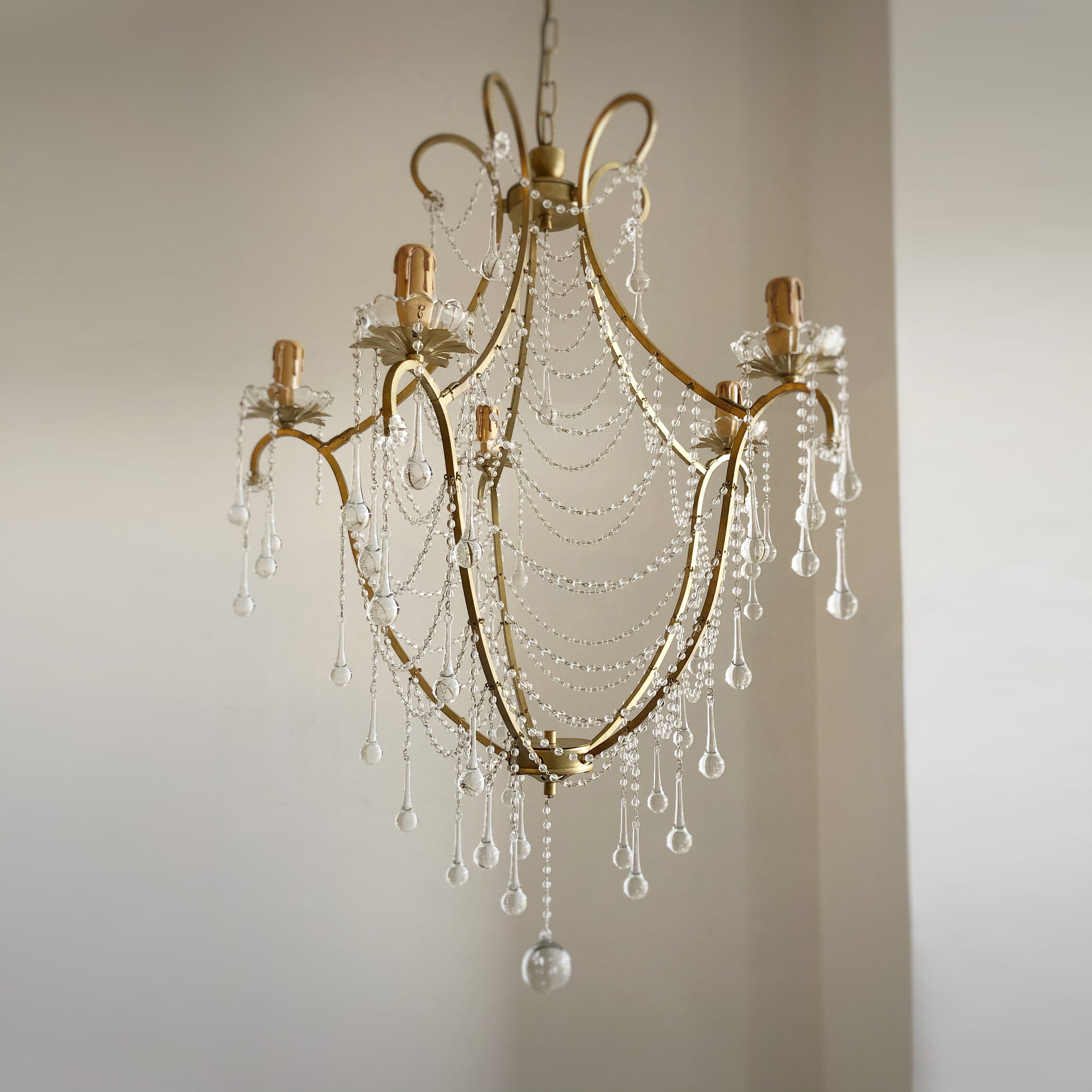 Qvistuvyo Individual Creativity Metal Glass Chandelier - Neutralighting