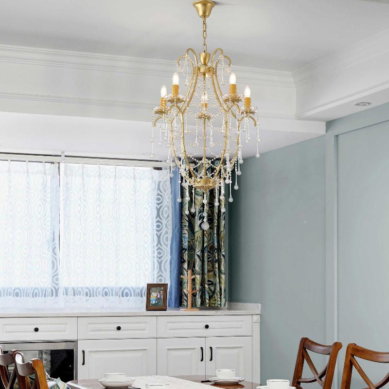 Qvistuvyo Individual Creativity Metal Glass Chandelier - Neutralighting