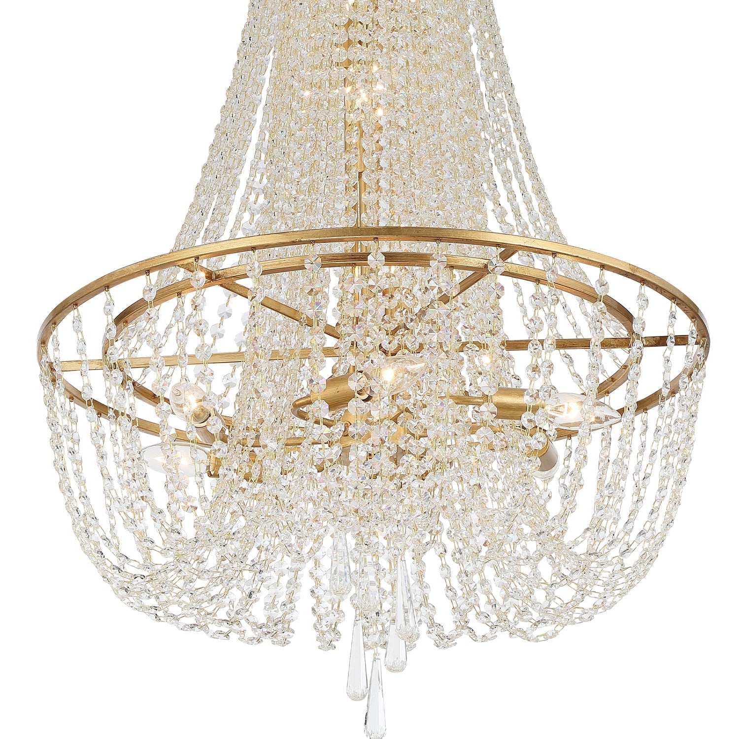 Sifuvys Postmodern Luxury Metal Crystal Chandelier - Neutralighting