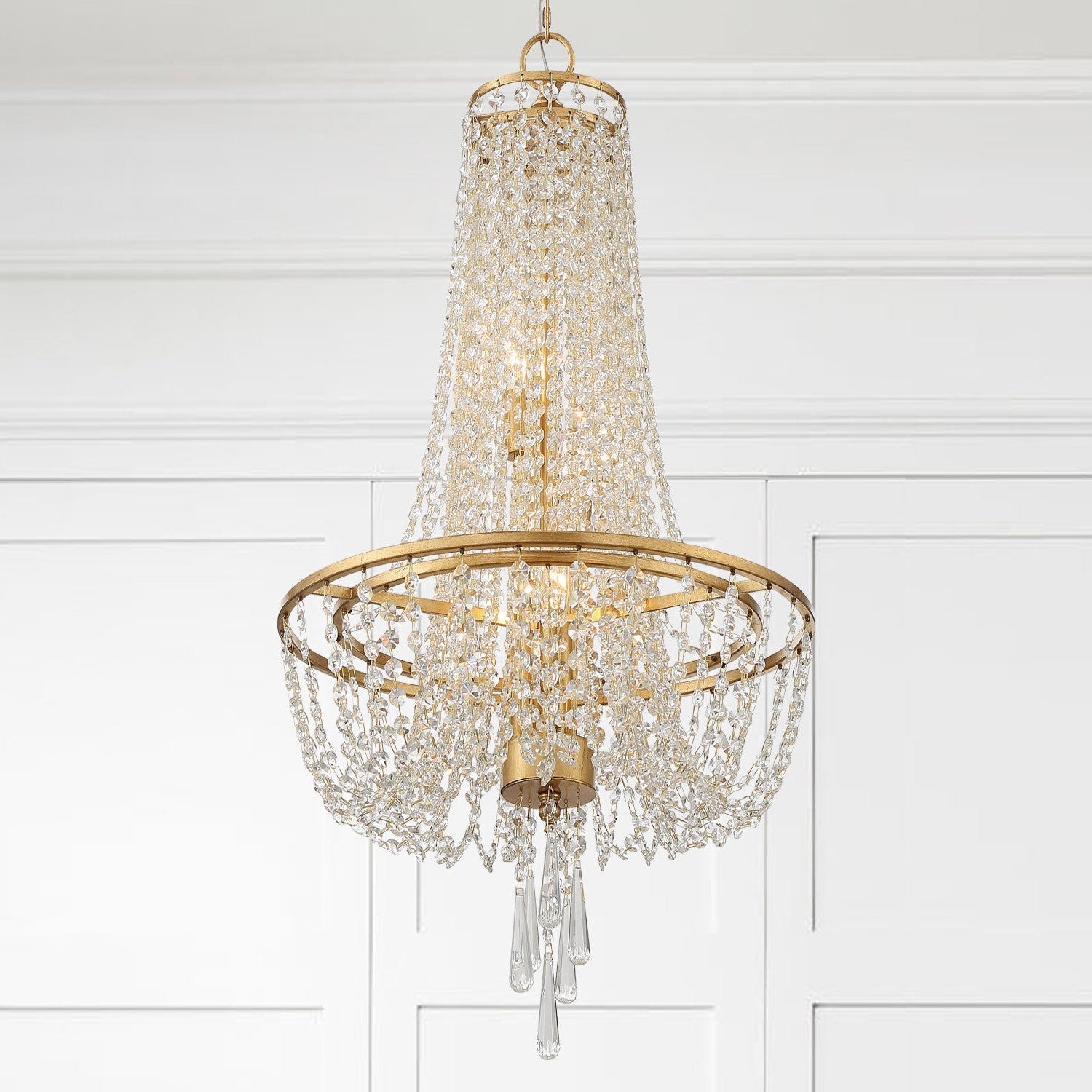 Sifuvys Postmodern Luxury Metal Crystal Chandelier - Neutralighting