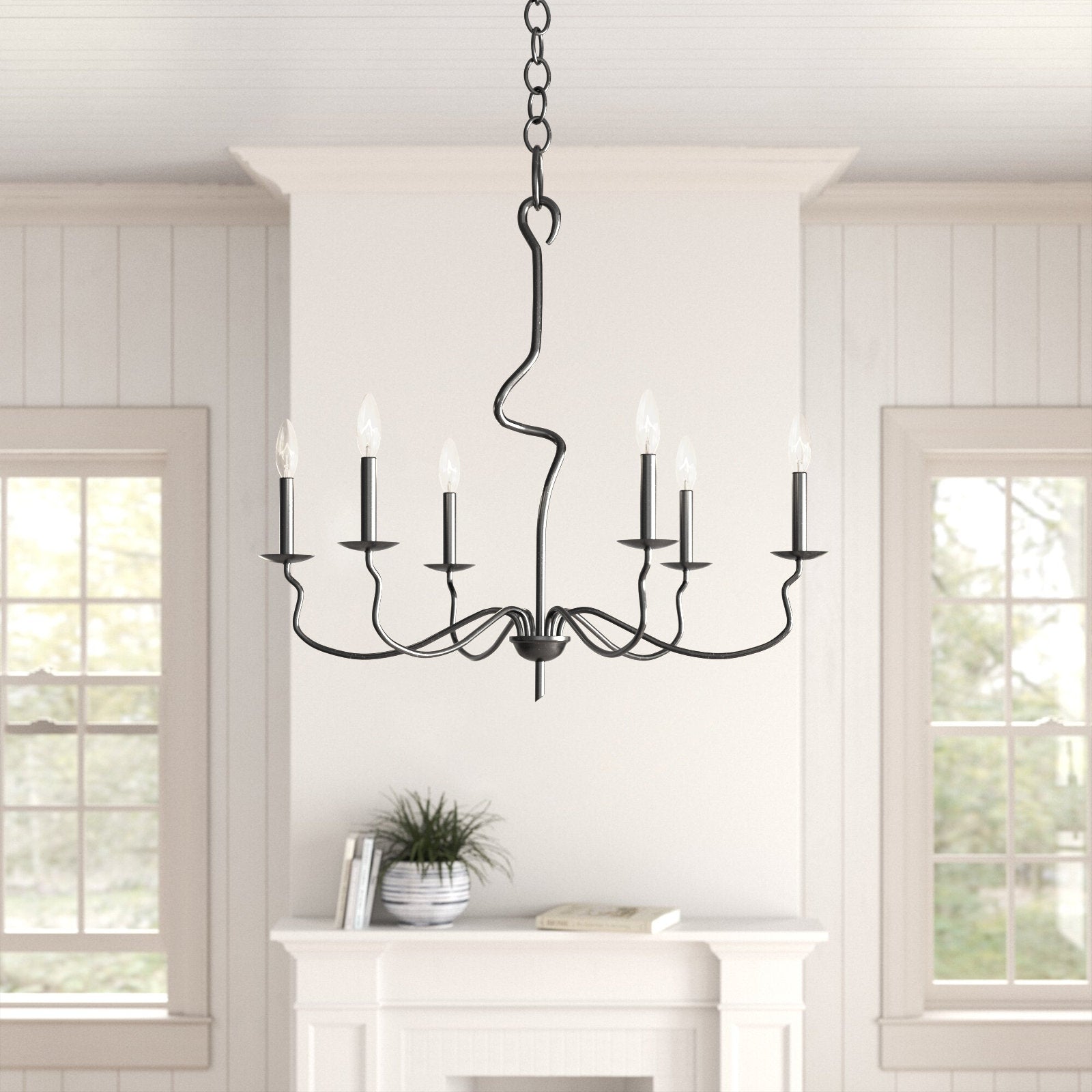 Rauduvyo Modern Minimalist Industrial Metal Chandelier - Neutralighting