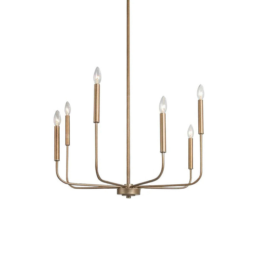 Ulfuvys Modern Candle Industrial Metal Chandelier - Neutralighting