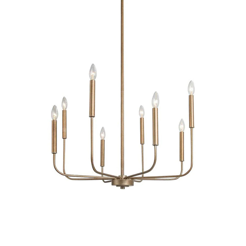 Ulfuvys Modern Candle Industrial Metal Chandelier - Neutralighting