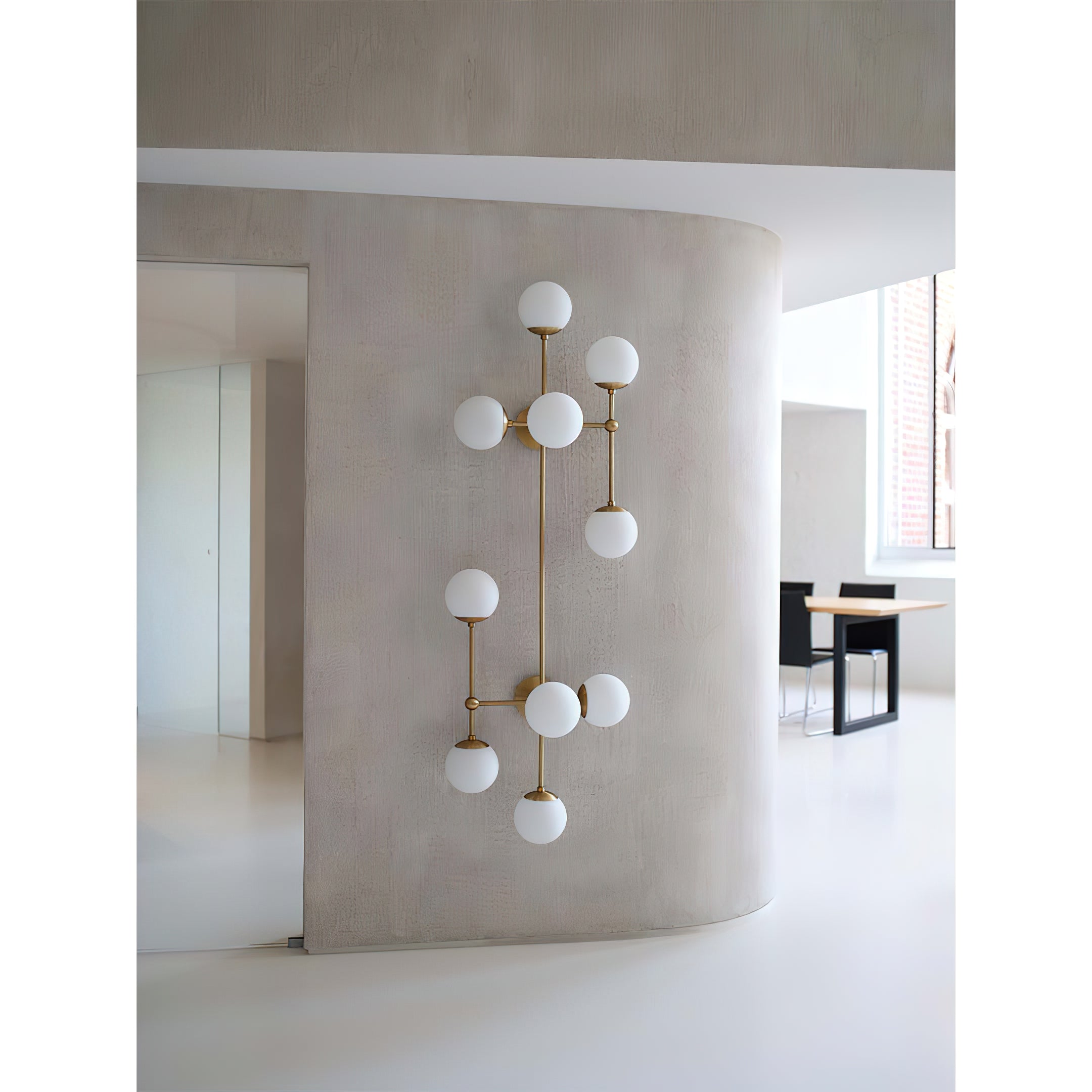 Ulfuvyo Modern Minimalist Glass Metal Wall Lamp - Neutralighting