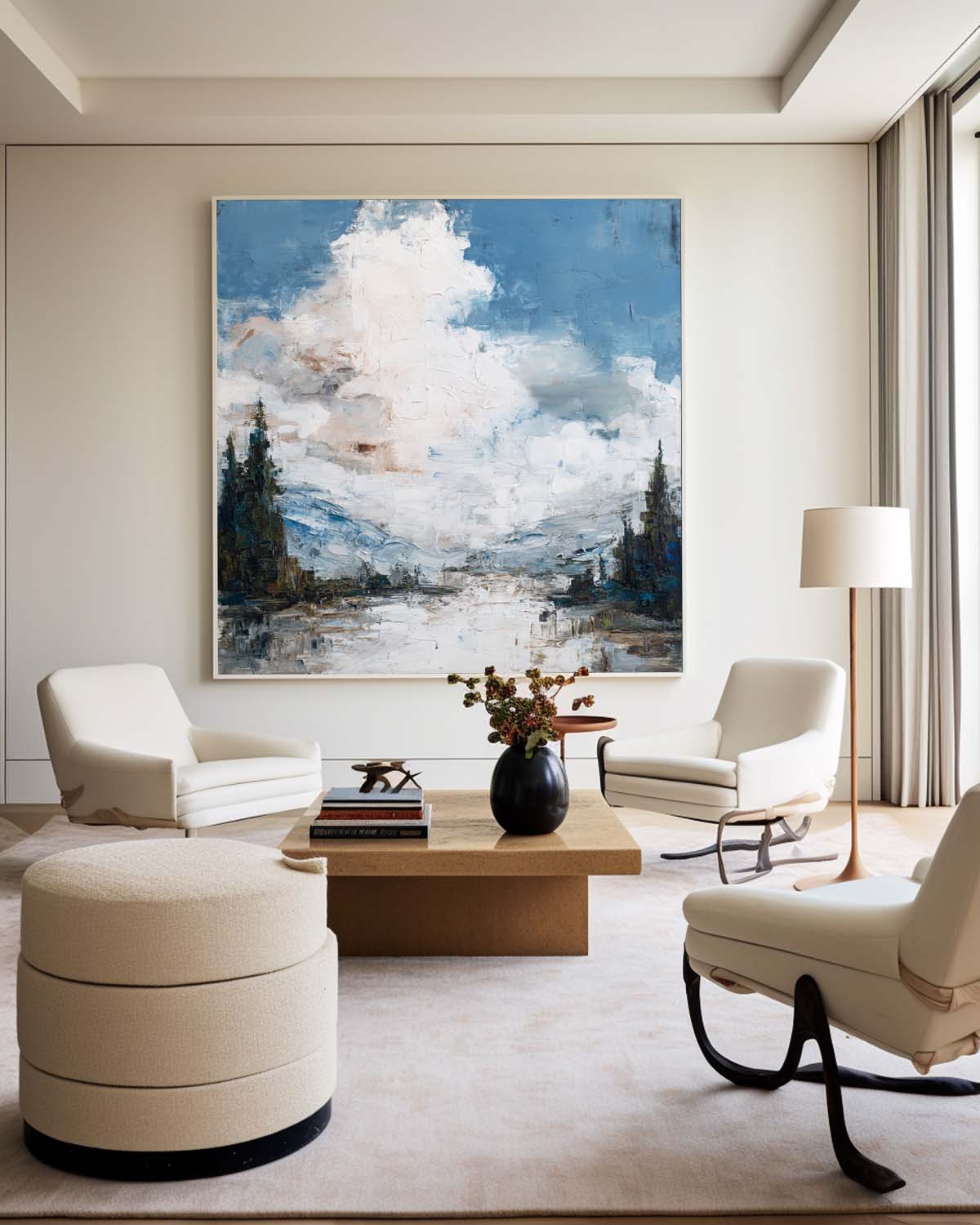 Modern Abstract Painting ABAS306 - Neutralighting