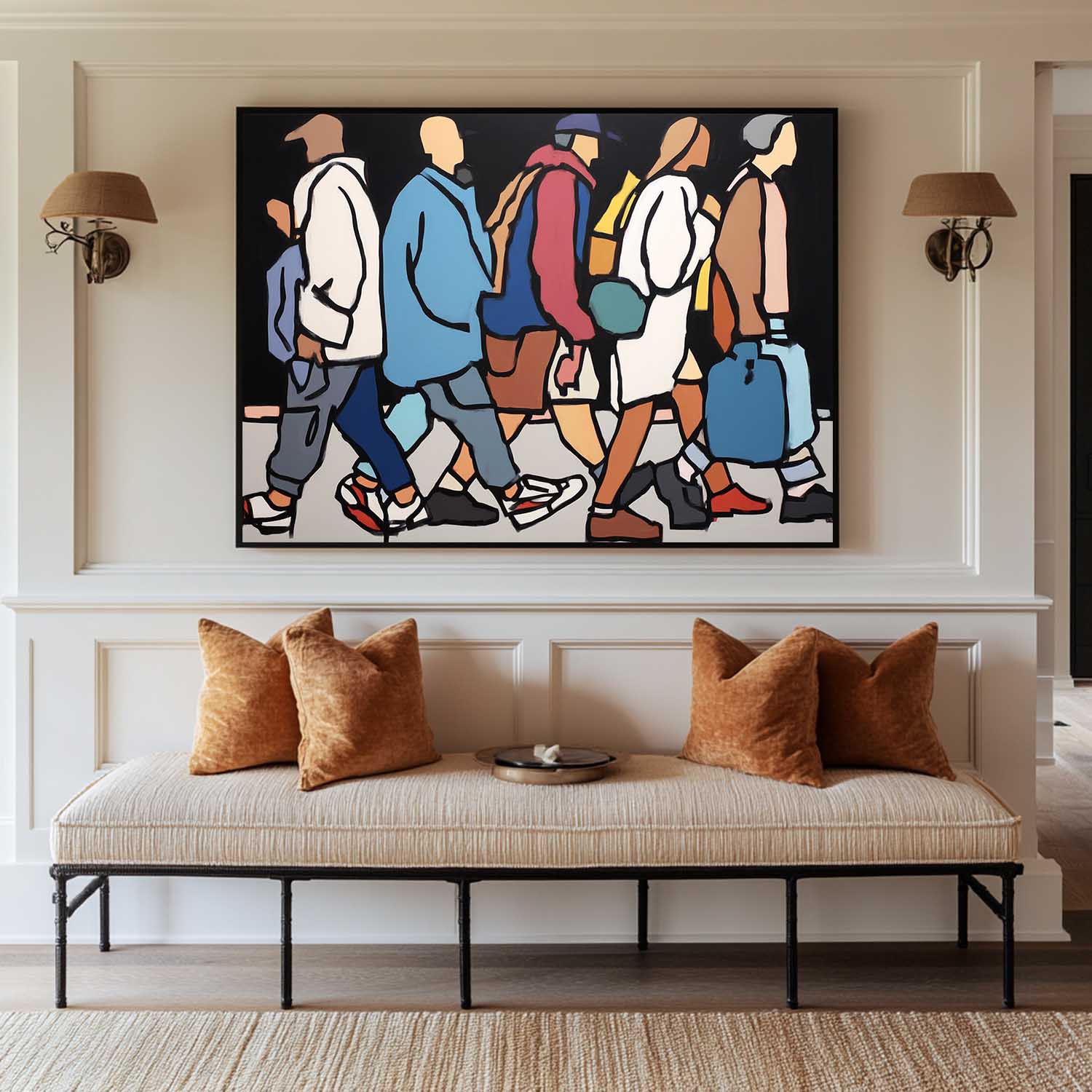 Modern Abstract Painting ABAH194 - Neutralighting