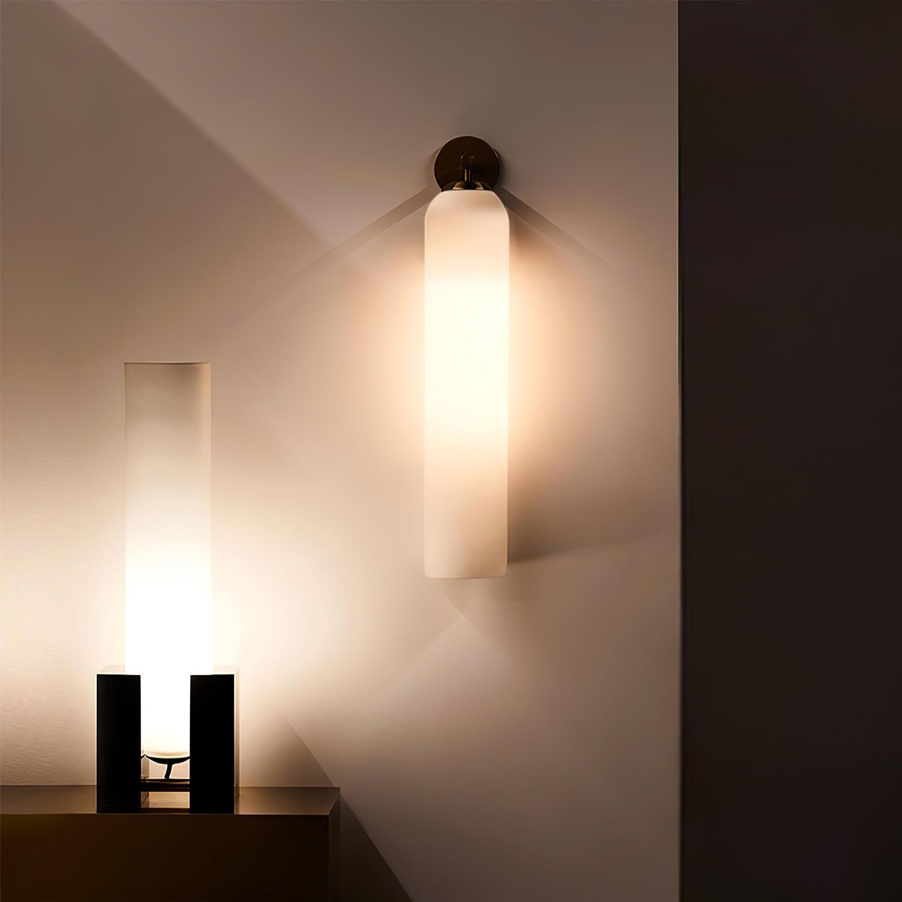 June Glass Indoor Wall Lamp Cylindrical - Neutralighting