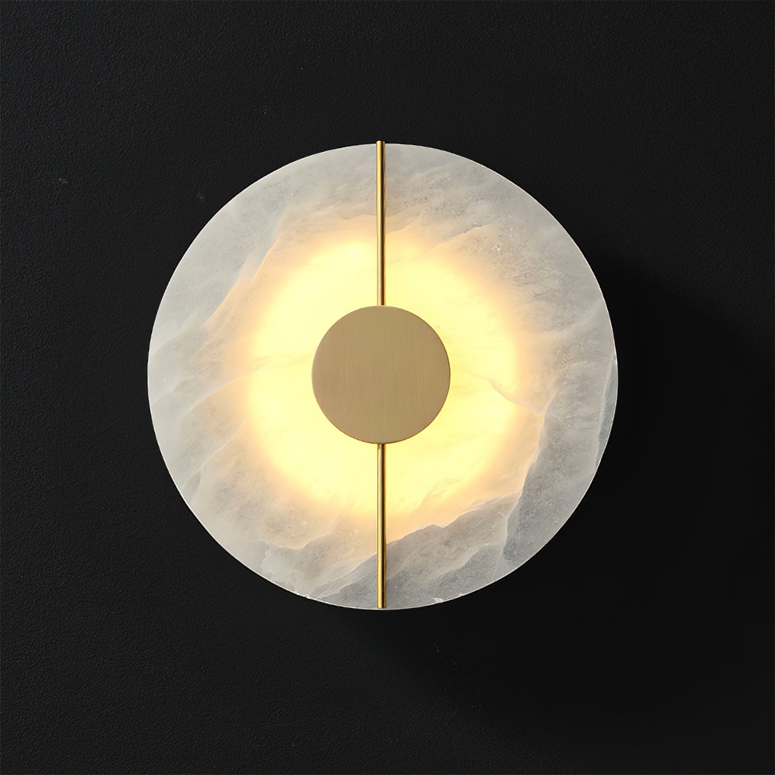 Waegnuvyo Modern Minimalist Alabaster Wall Lamp - Neutralighting