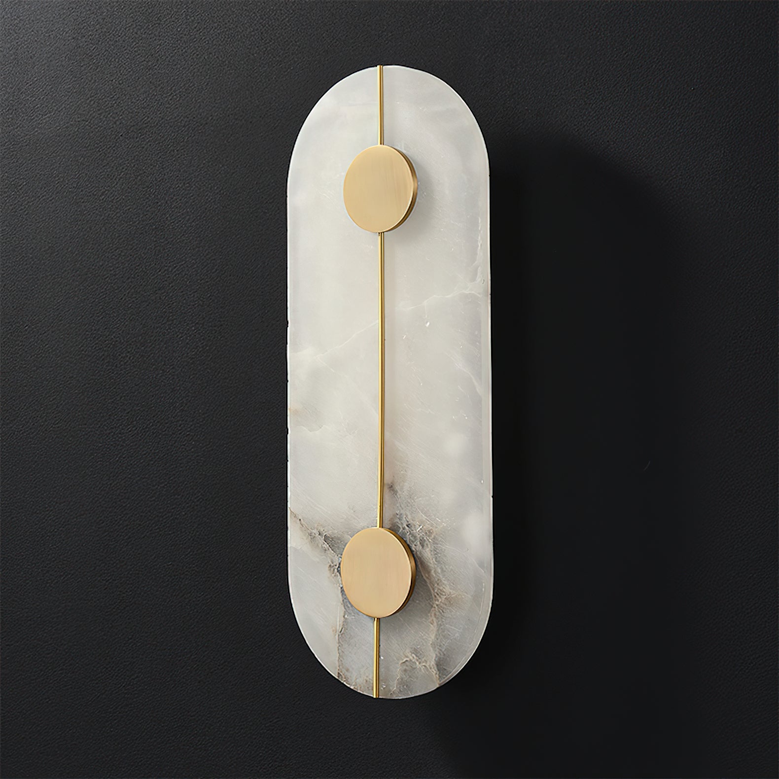 Waegnuvyo Modern Minimalist Alabaster Wall Lamp - Neutralighting