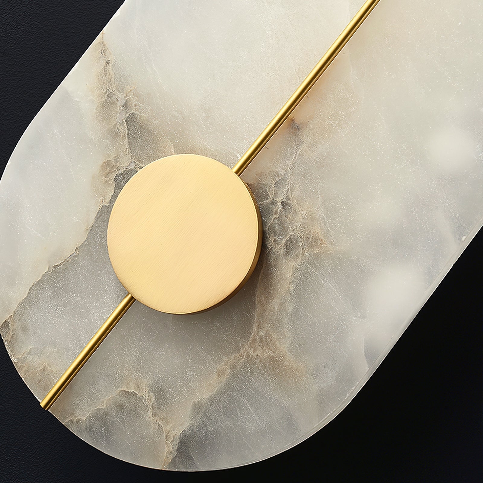 Waegnuvyo Modern Minimalist Alabaster Wall Lamp - Neutralighting