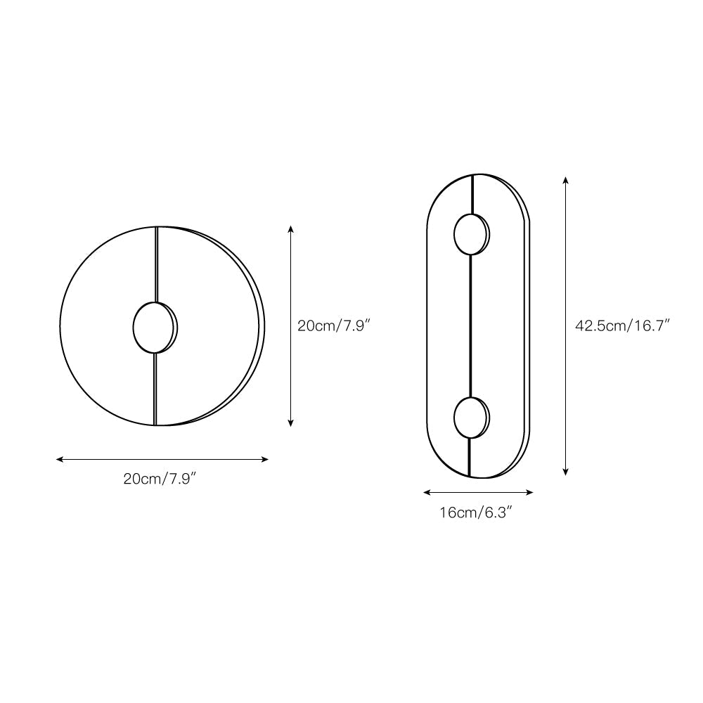 Waegnuvyo Modern Minimalist Alabaster Wall Lamp - Neutralighting