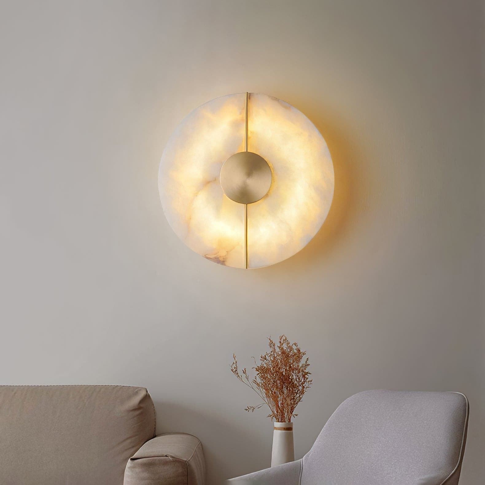 Artistic Wall Lamp Dolomite Copper Retro Flair - Neutralighting