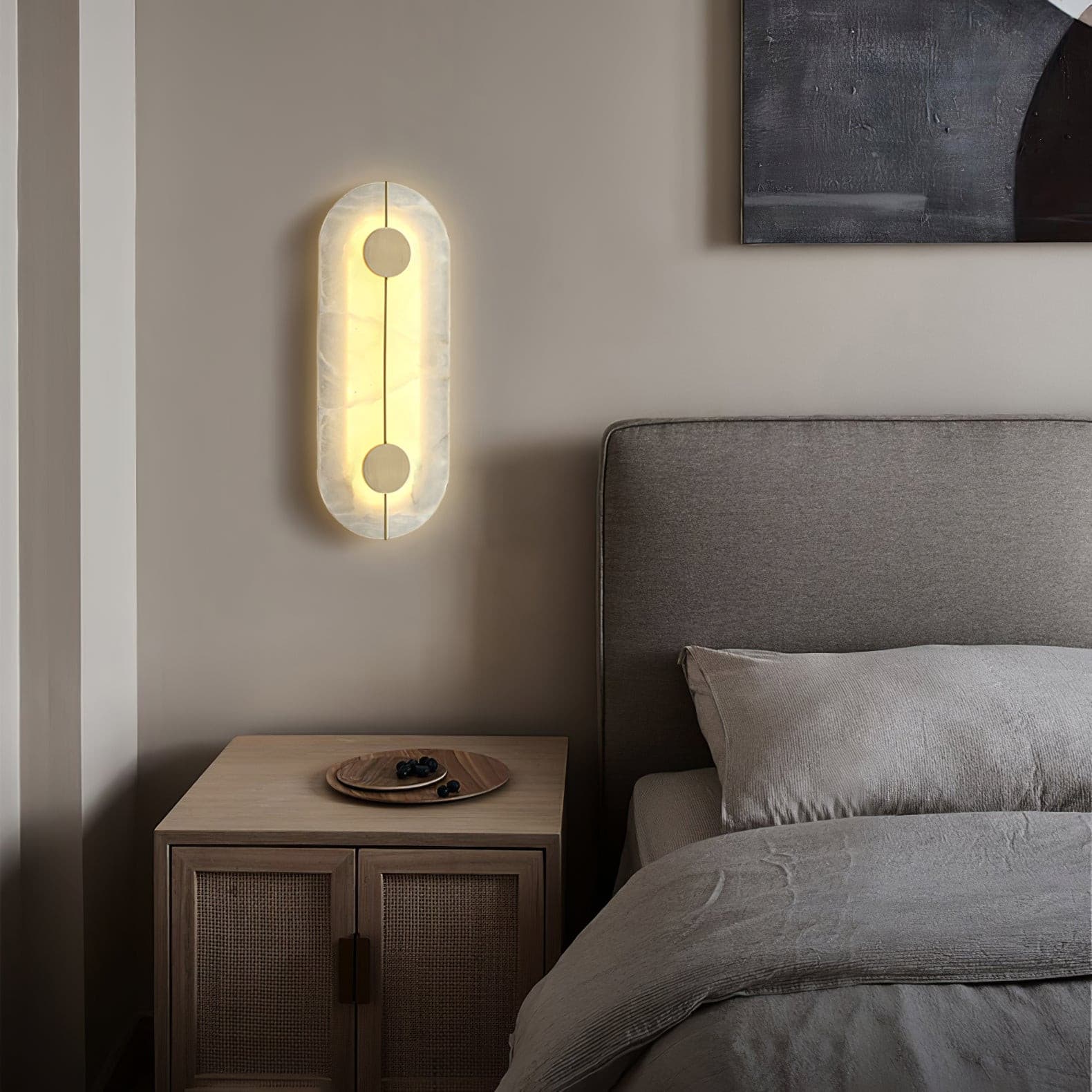 Artistic Wall Lamp Dolomite Copper Retro Flair - Neutralighting