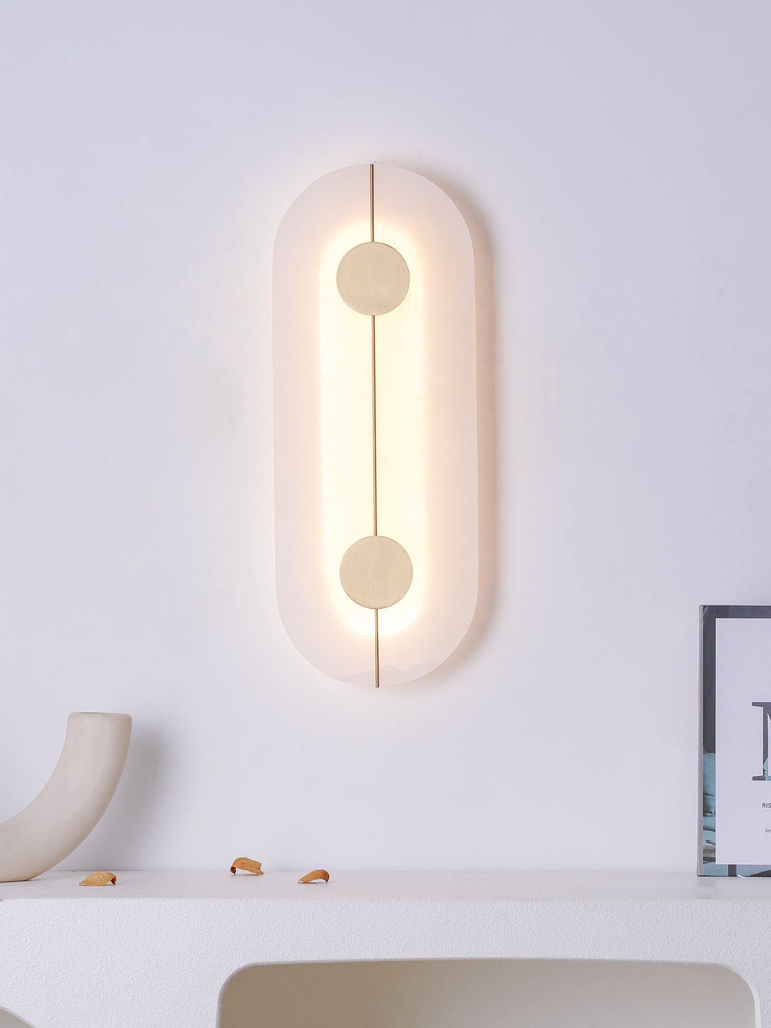 Artistic Wall Lamp Dolomite Copper Retro Flair - Neutralighting