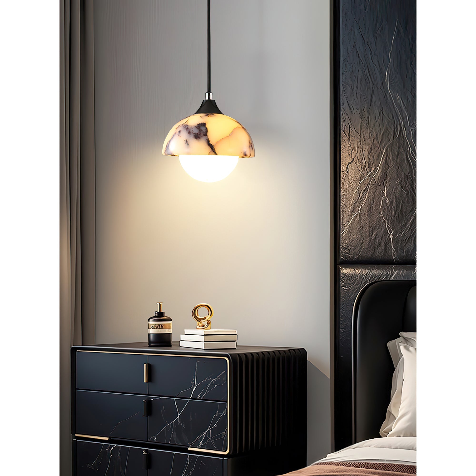 Yrvuvys Modern Minimalist Marble Pendant Lamp - Neutralighting