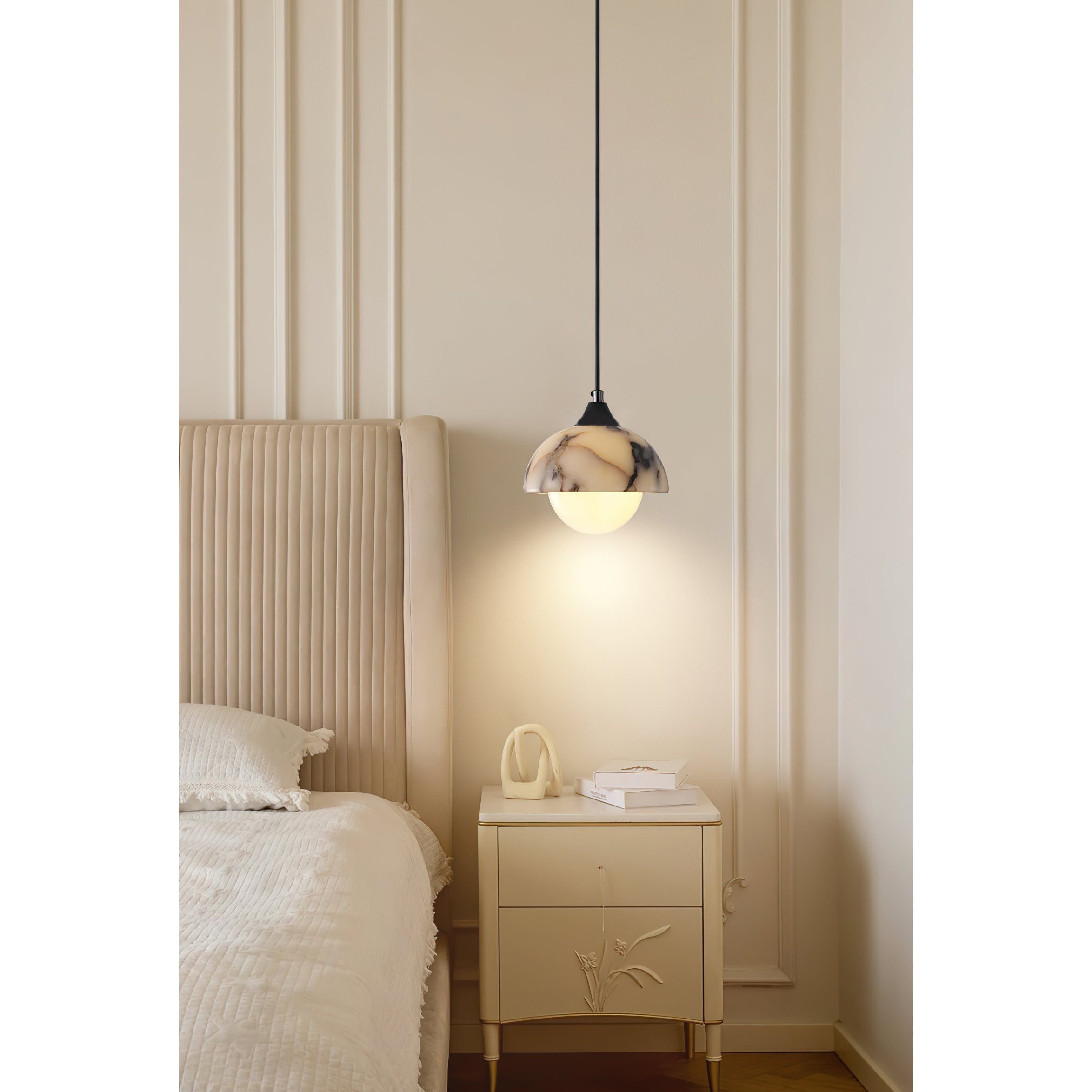 Yrvuvys Modern Minimalist Marble Pendant Lamp - Neutralighting