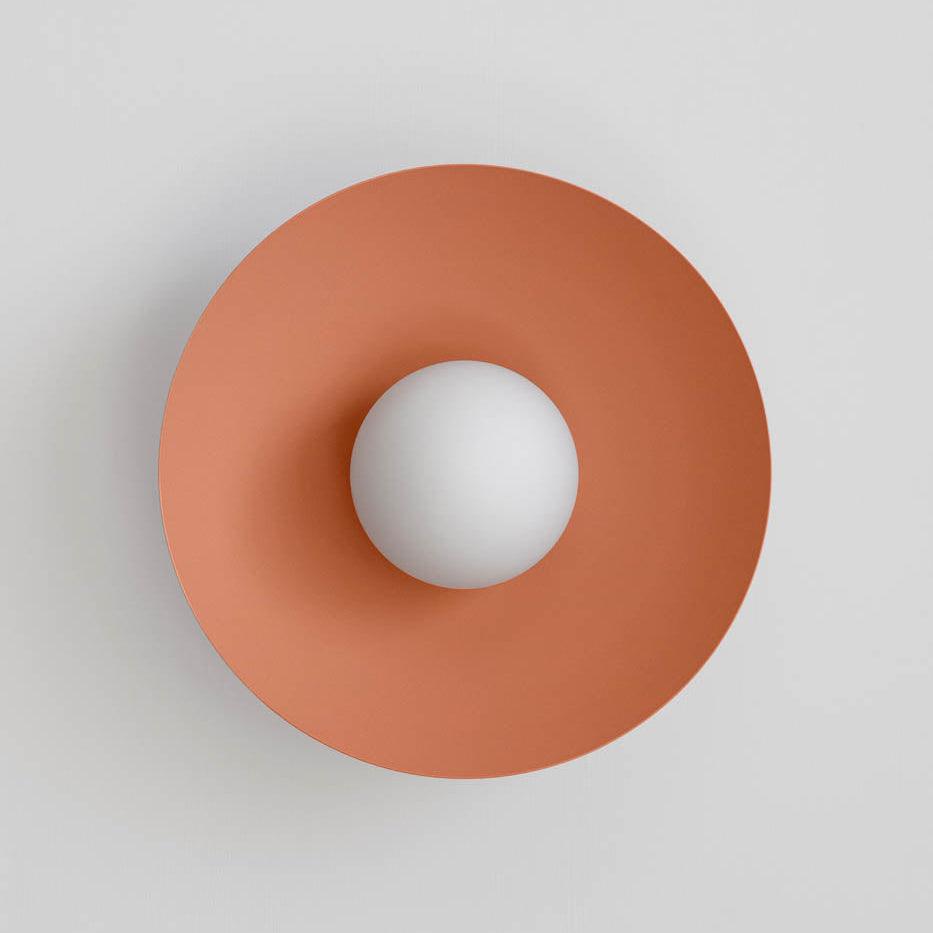 Ceiling Light in Metal Canopy and Glass with Color Options - Neutralighting