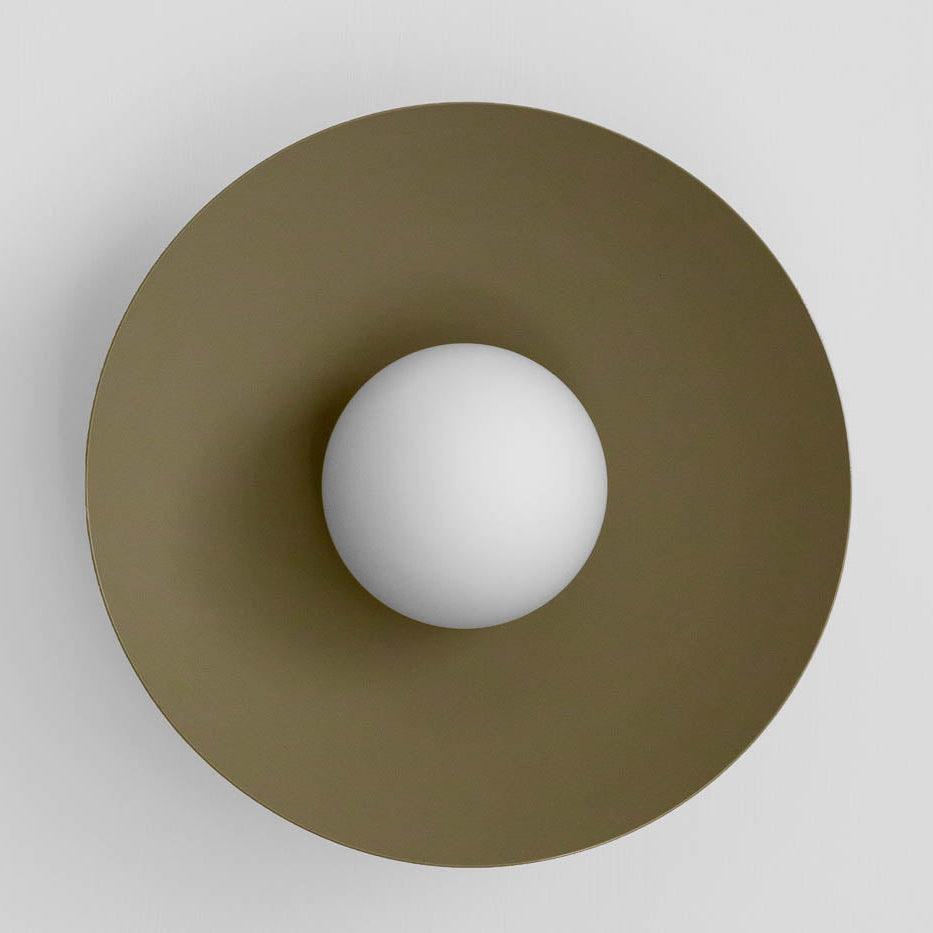 Ceiling Light in Metal Canopy and Glass with Color Options - Neutralighting