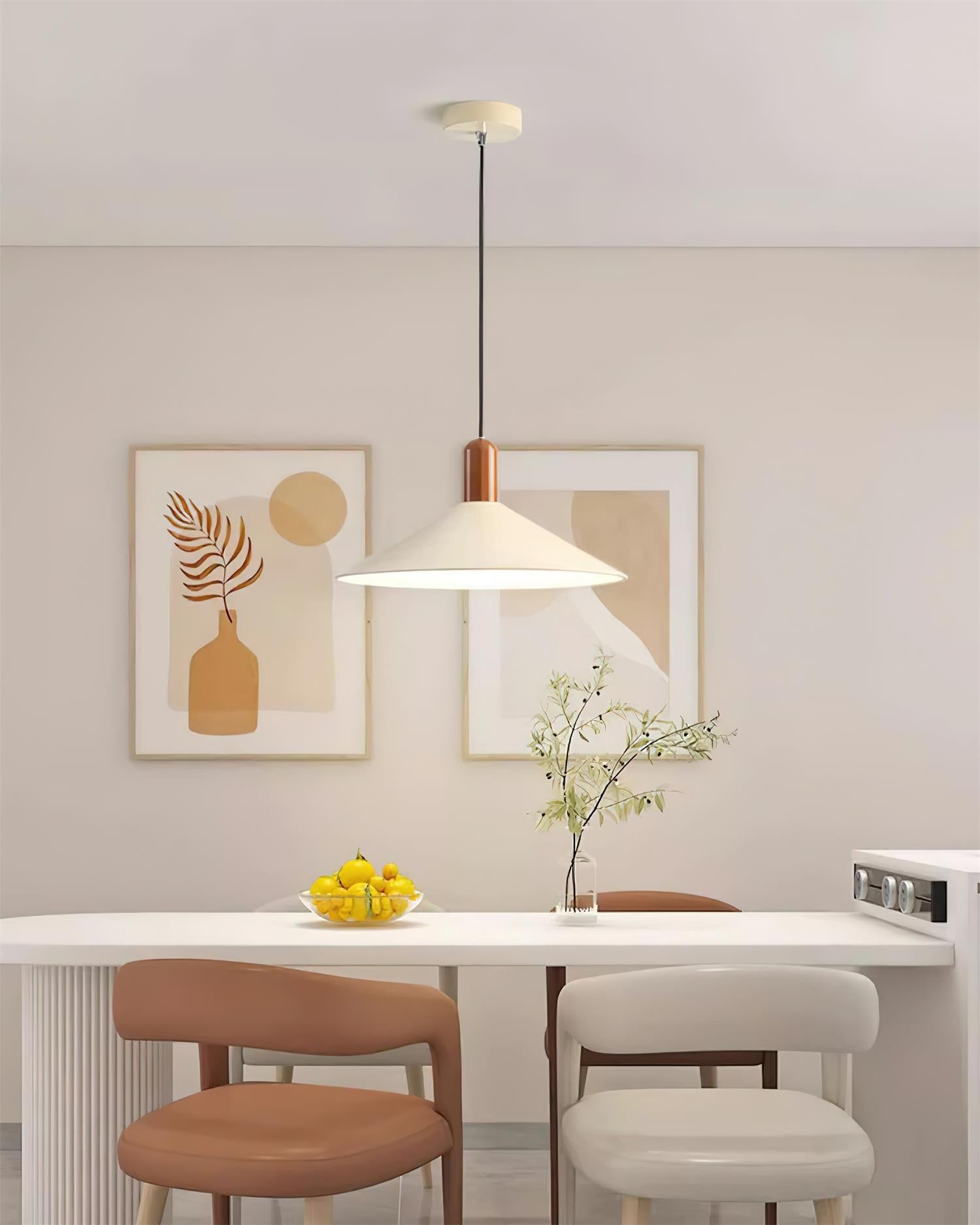 Pendant Light LED Minimalist Cone Hanging Lamp for Kitchen Dining - Neutralighting