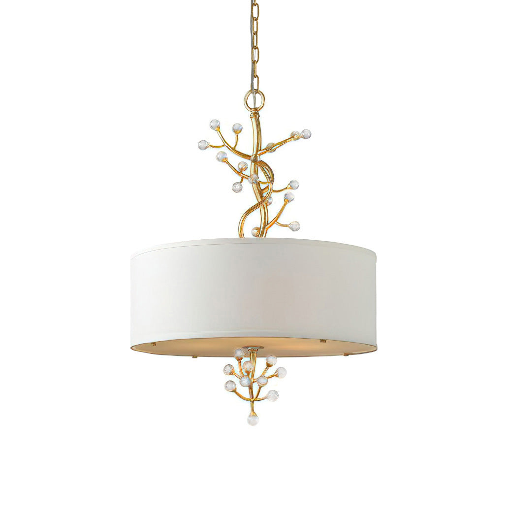 Asbury Individual Creativity Crystal Fabric Pendant Lamp - Neutralighting