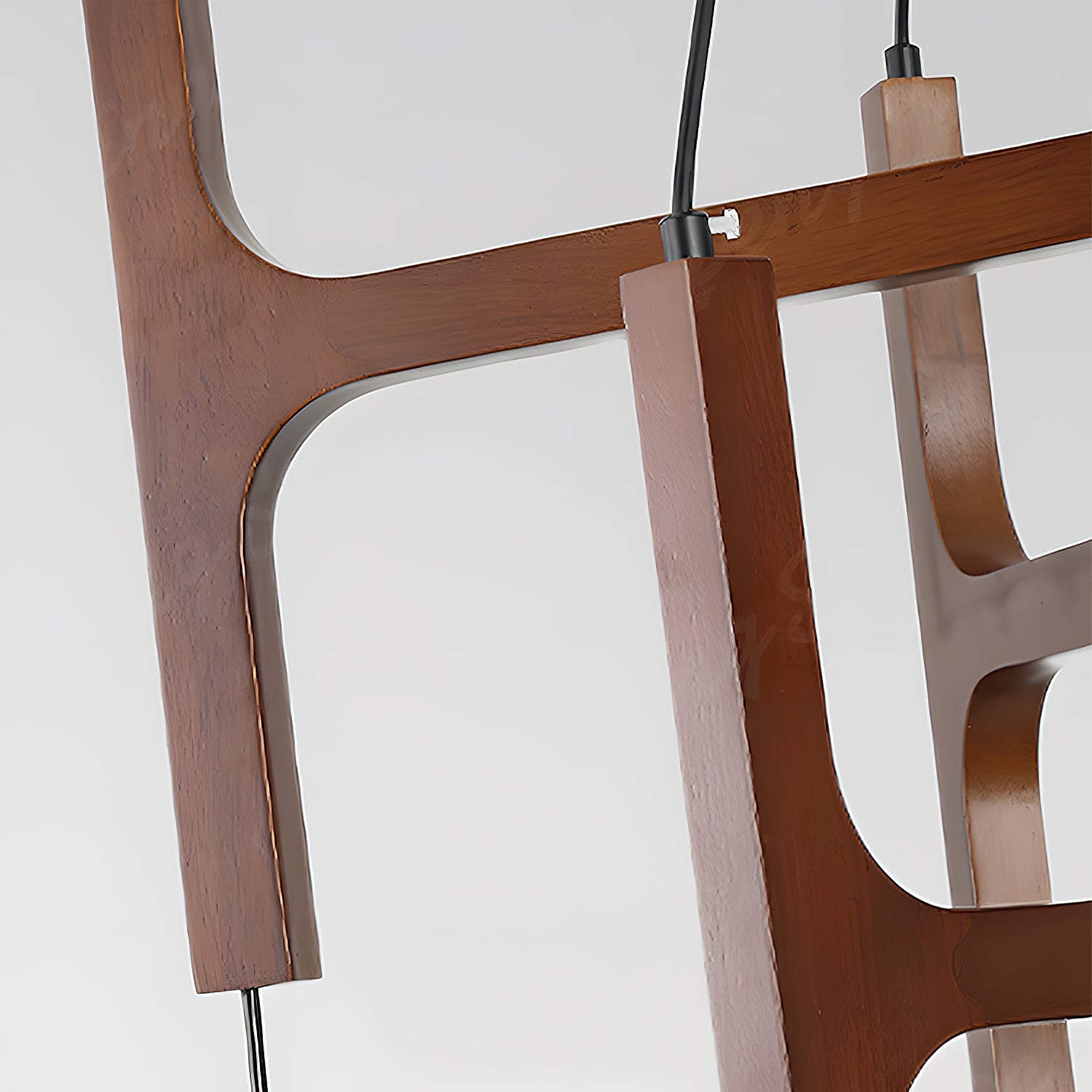 Terra Chandelier Geometric Wood - Neutralighting