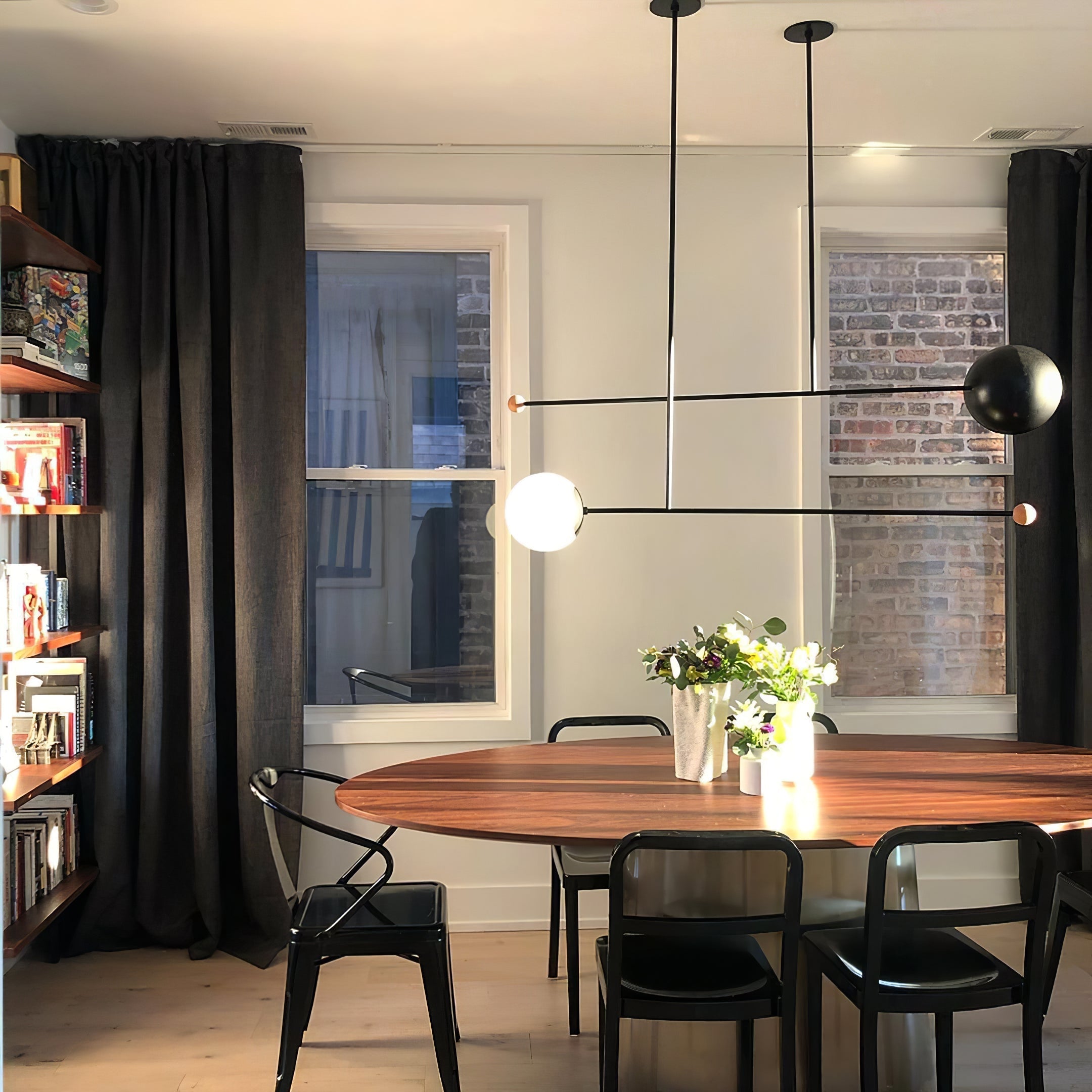Orbital Balance Modern Linear Pendant Light - Neutralighting
