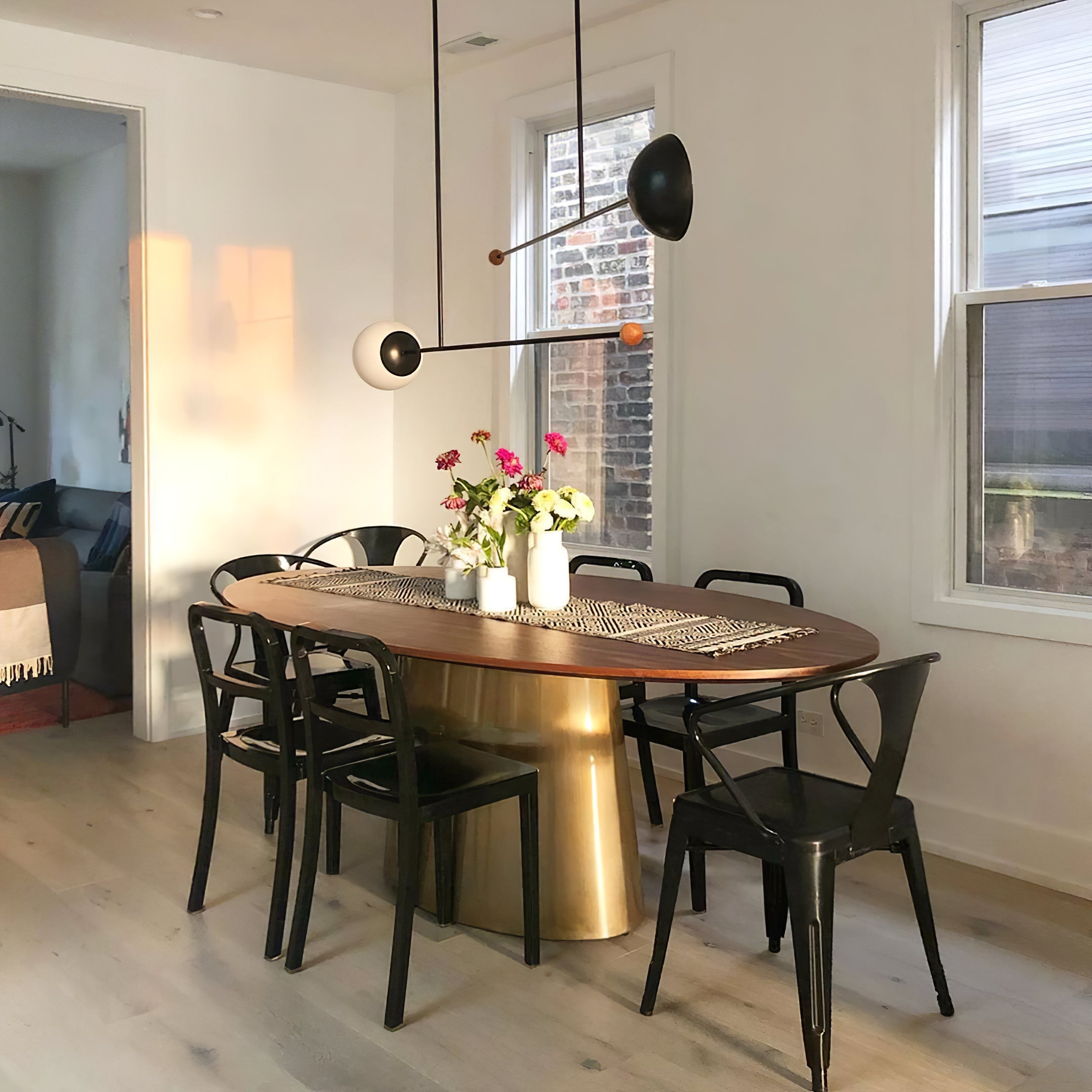 Orbital Balance Modern Linear Pendant Light - Neutralighting