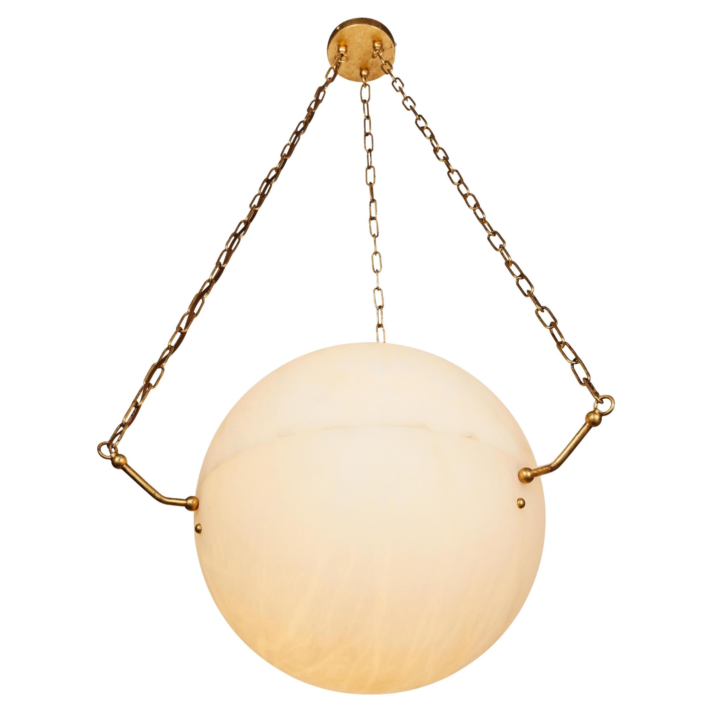 Himinuvys Modern Minimalist Alabaster Pendant Light - Neutralighting