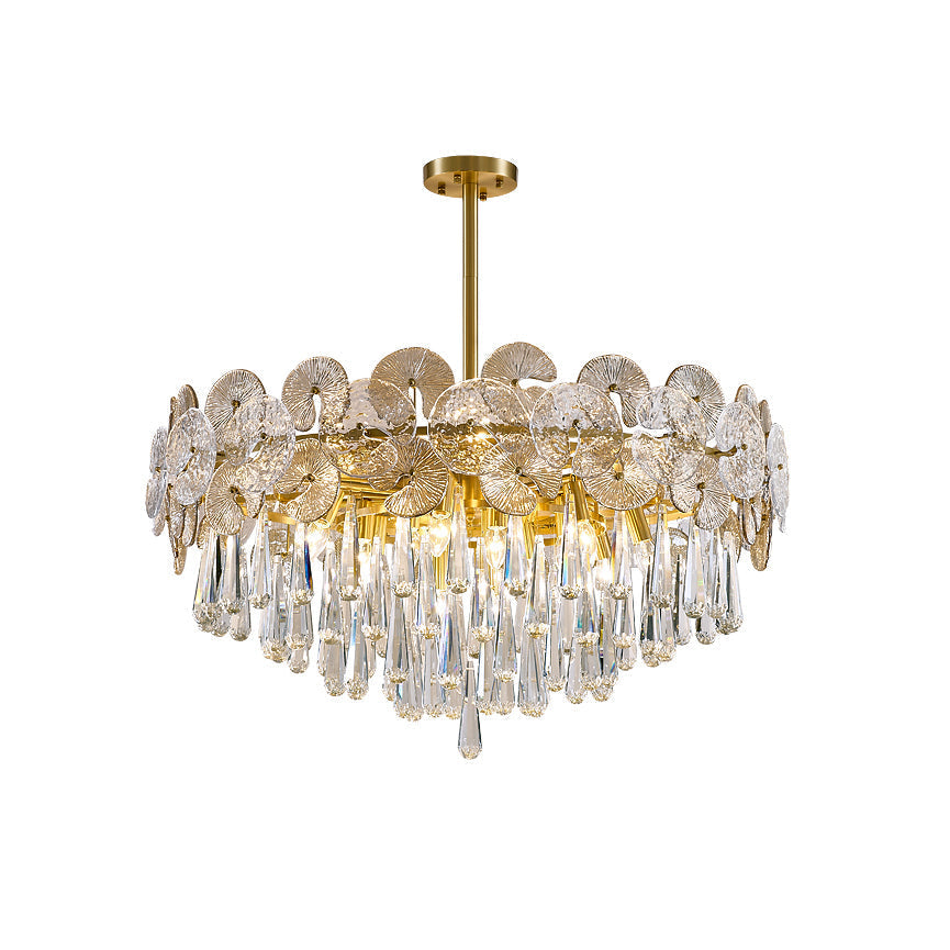 Caeluvyo Postmodern Luxury Elegance Crystal Chandelier - Neutralighting