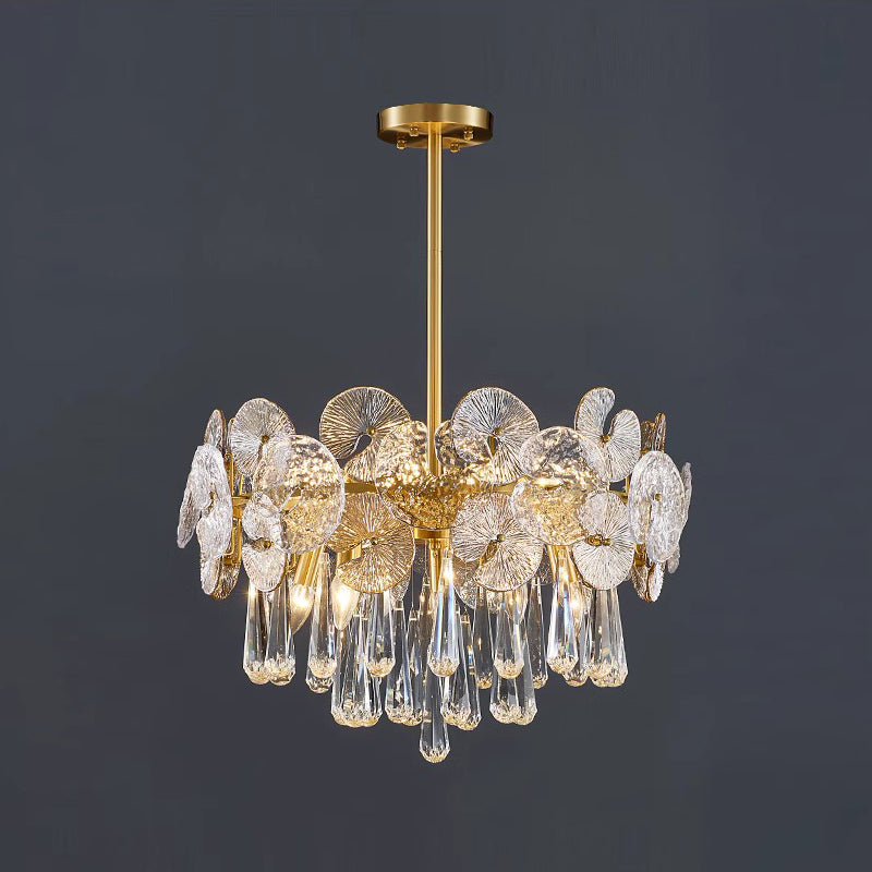 Caeluvyo Postmodern Luxury Elegance Crystal Chandelier - Neutralighting