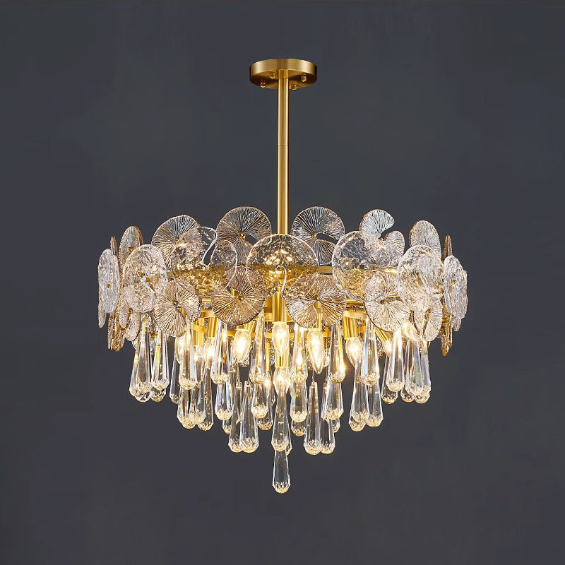 Caeluvyo Postmodern Luxury Elegance Crystal Chandelier - Neutralighting